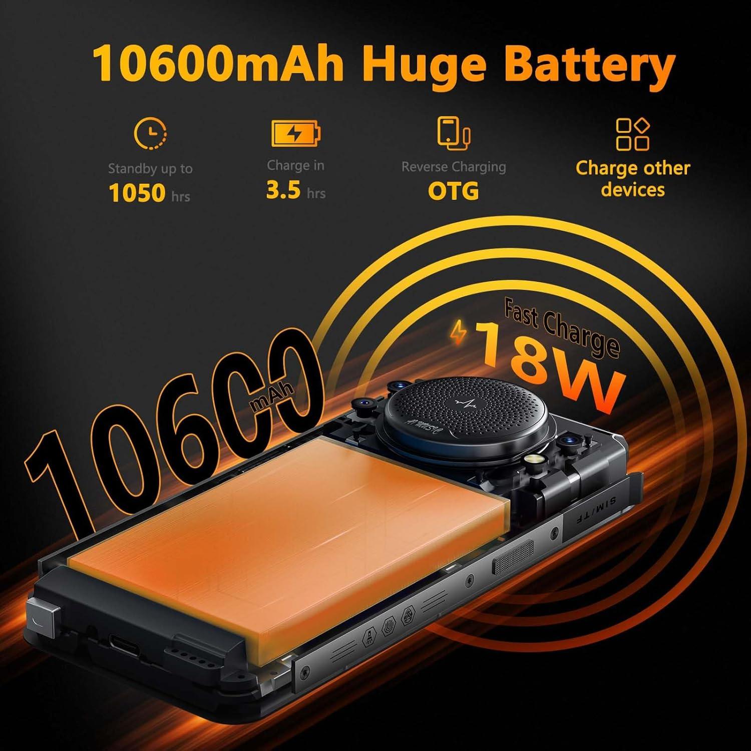 FOSSiBOT F101P Teléfono Rugerizado 7GB 64GB 10600mAh