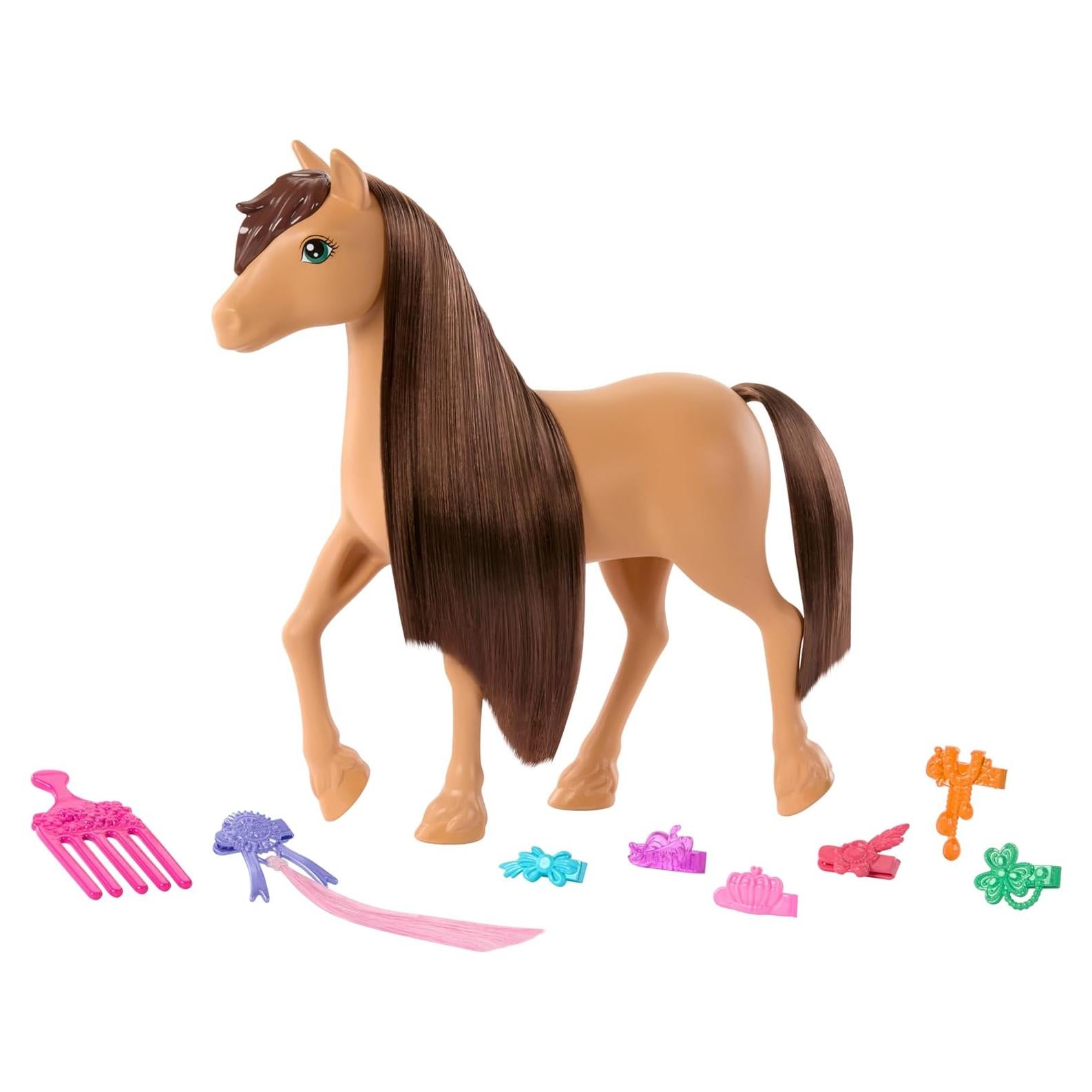 Barbie Pony Pepper Juguete con Accesorios de Estilo 4.5x18 cm