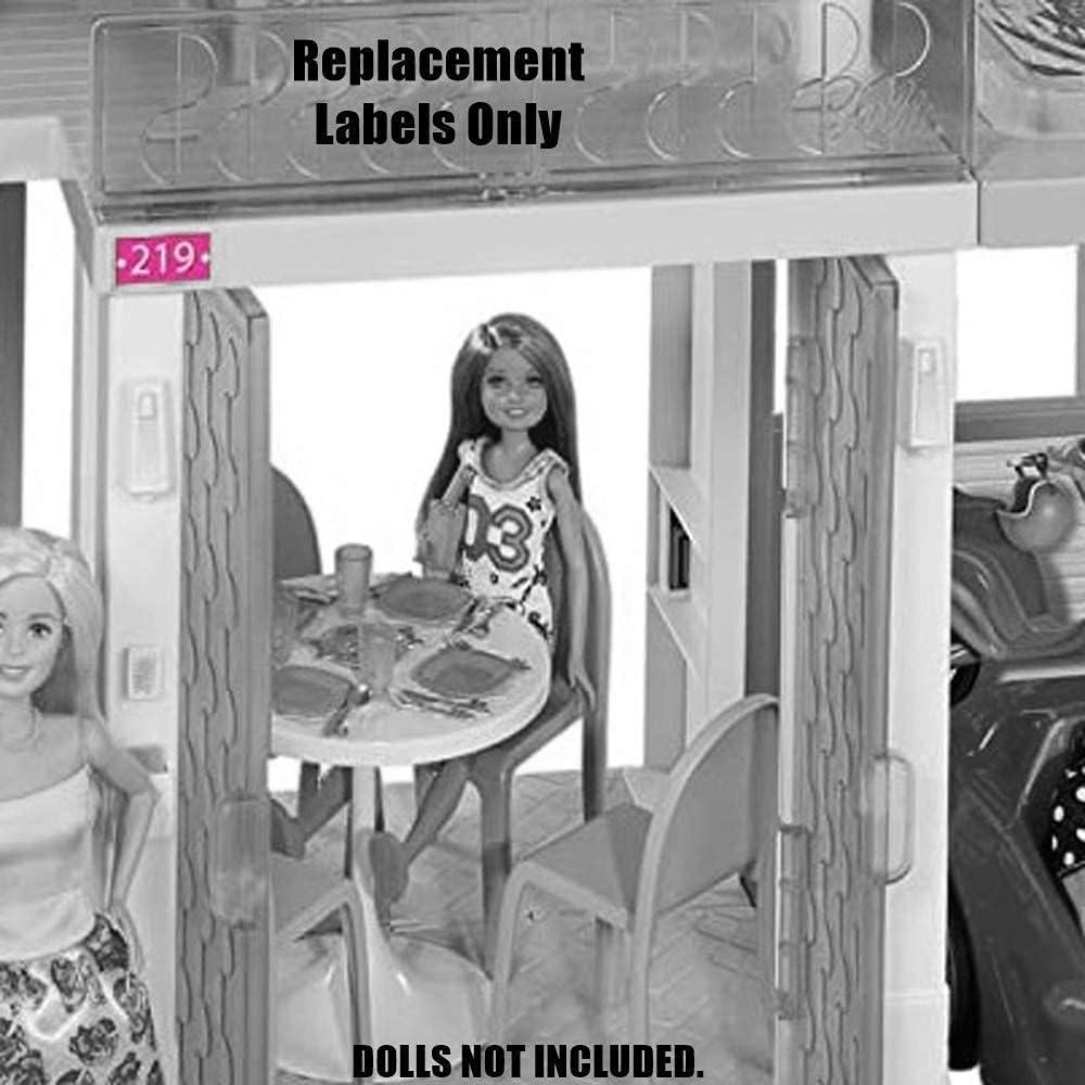 Repuesto Etiquetas Casa de Muñecas Barbie FHY73 - Mattel