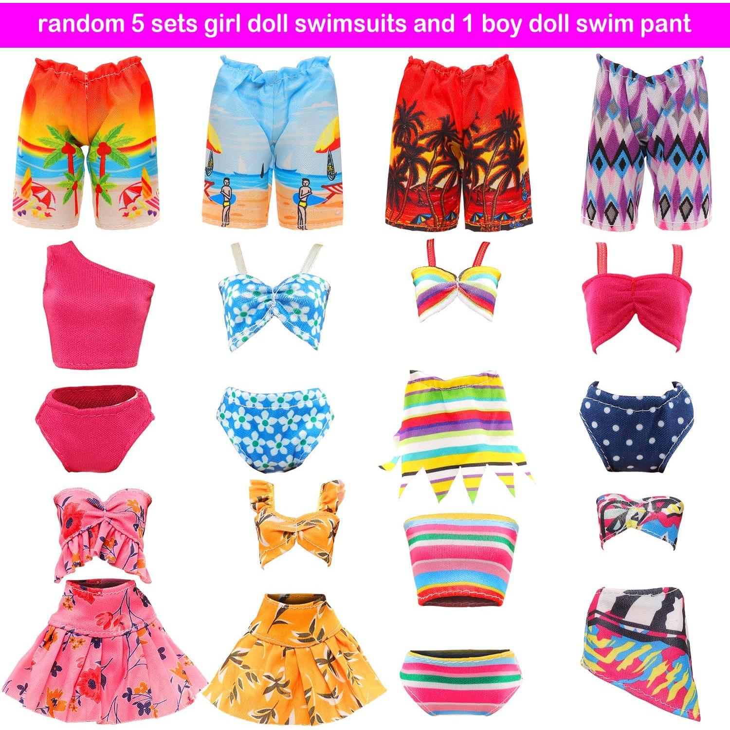 Set de Ropa y Accesorios para Muñeca Miunana - 12 Piezas