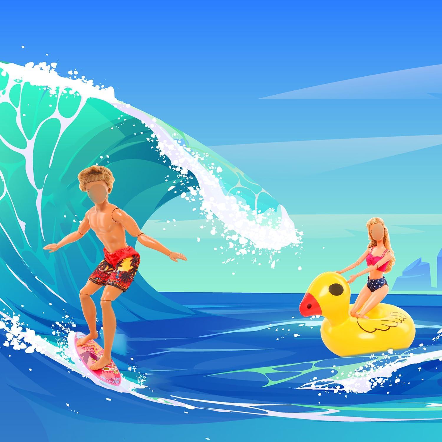 Set de Ropa y Accesorios para Muñeca Miunana - 12 Piezas