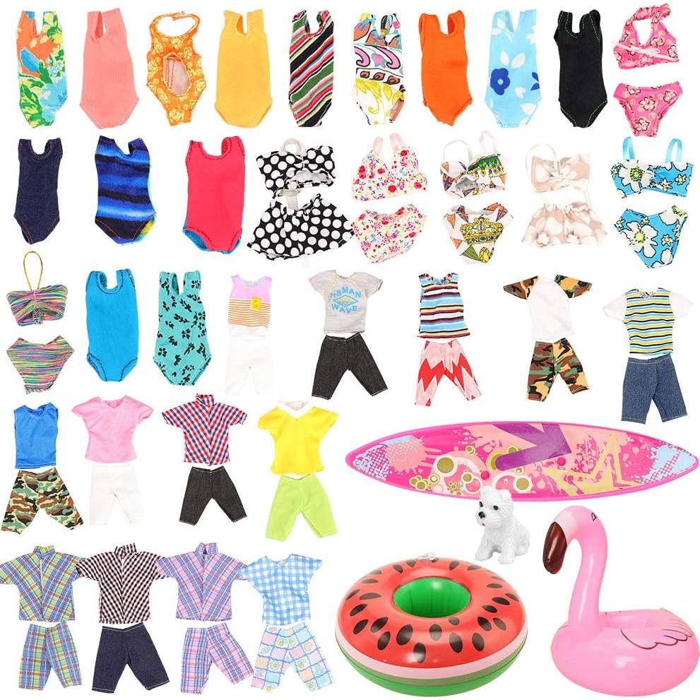 Set de Ropa y Accesorios para Muñeca Miunana - 12 Piezas