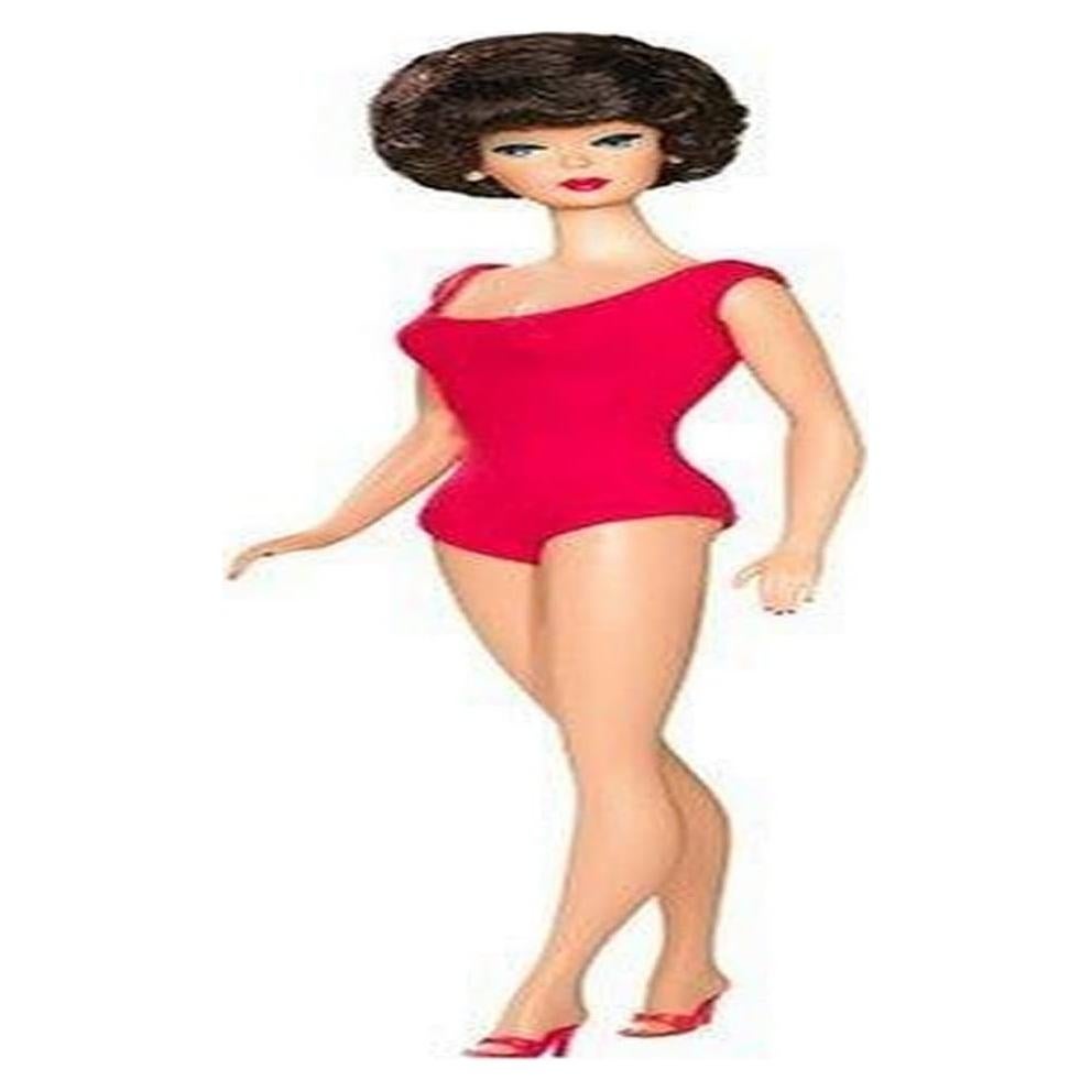 Muñeca Barbie Corte Burbuja Castaña 50 Aniversario Mattel