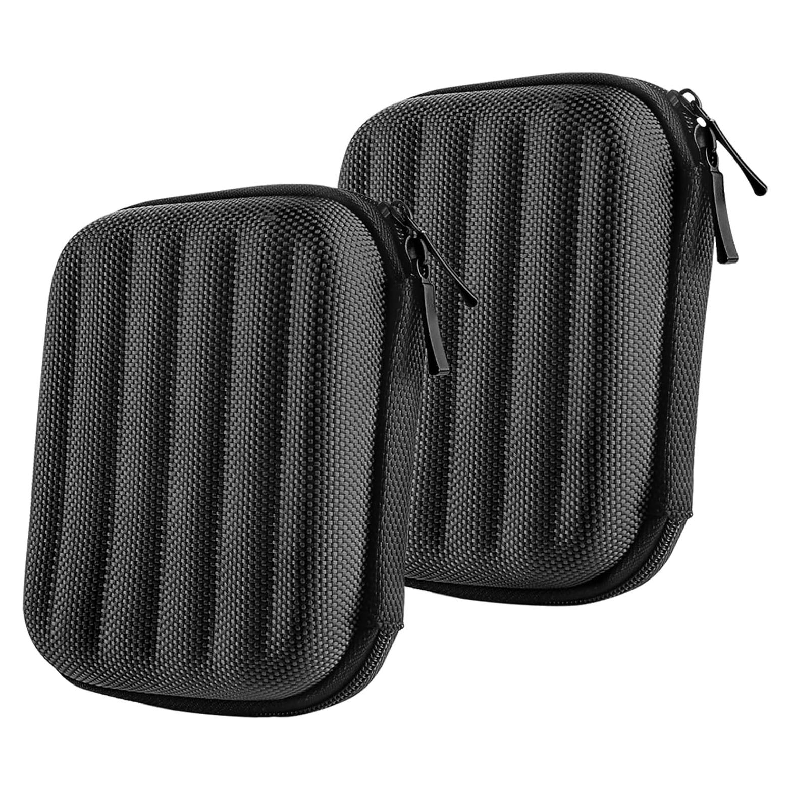 Funda Dura Geekria para Auriculares In-Ear - Negro - 2 Paquetes