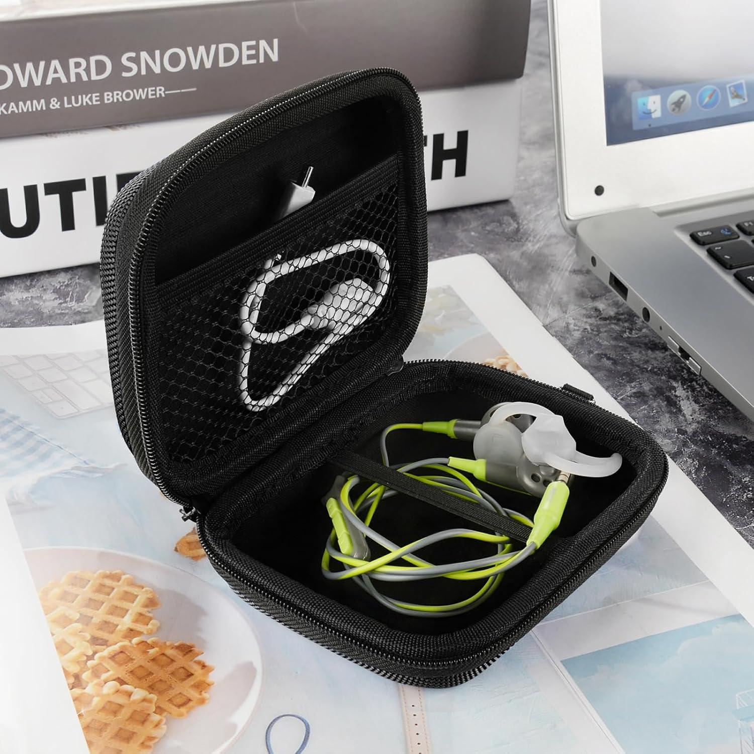 Funda Dura Geekria para Auriculares In-Ear - Negro - 2 Paquetes