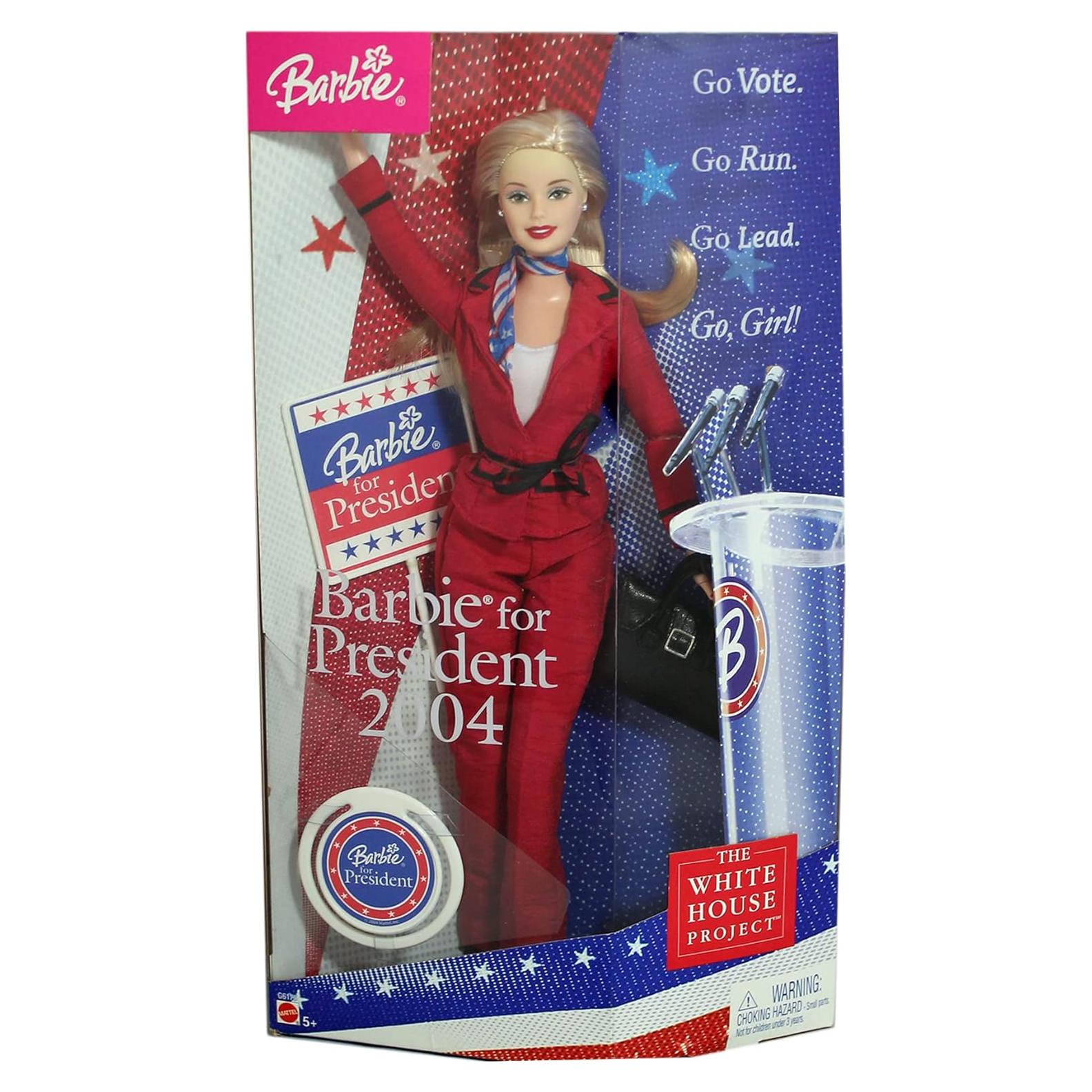 Muñeca Barbie Presidenta 2004 Mattel con Accesorios