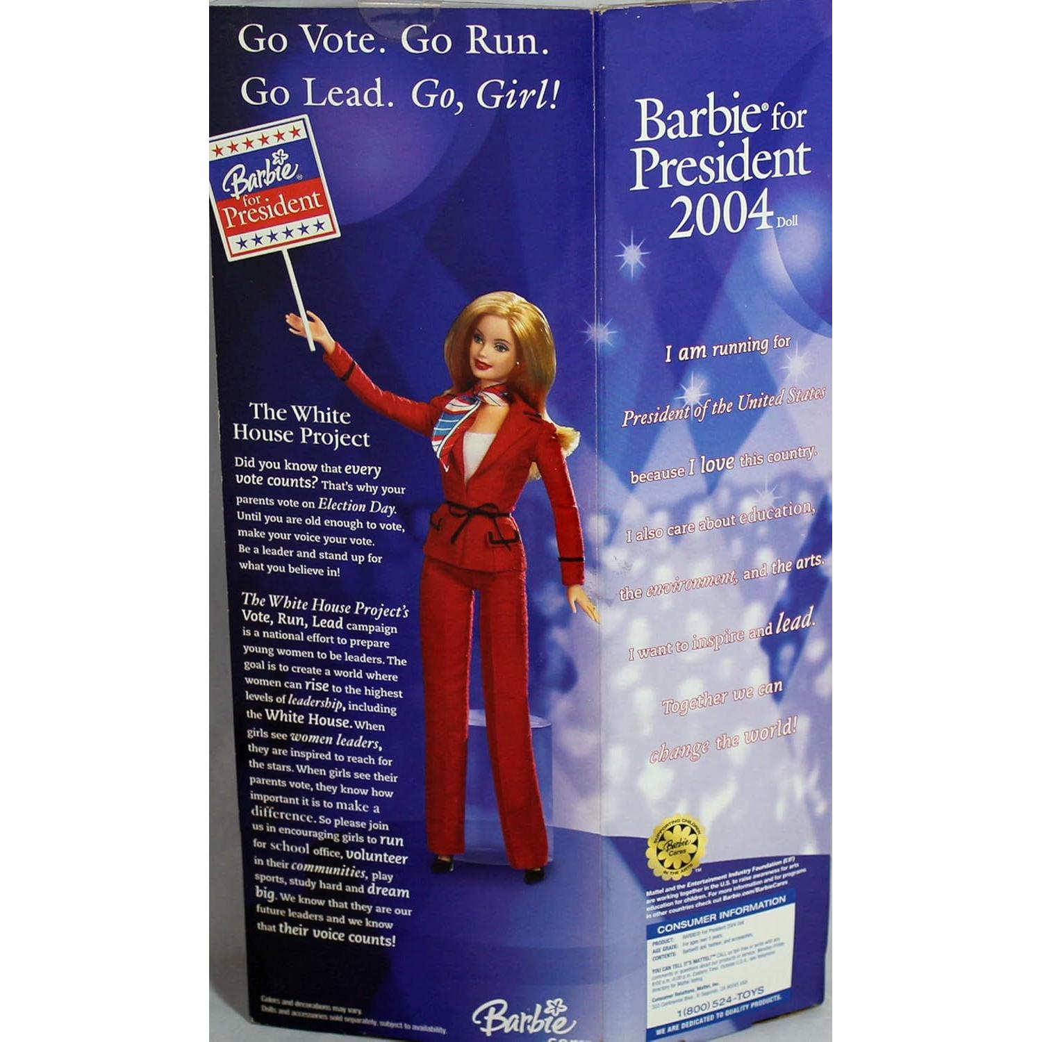 Muñeca Barbie Presidenta 2004 Mattel con Accesorios