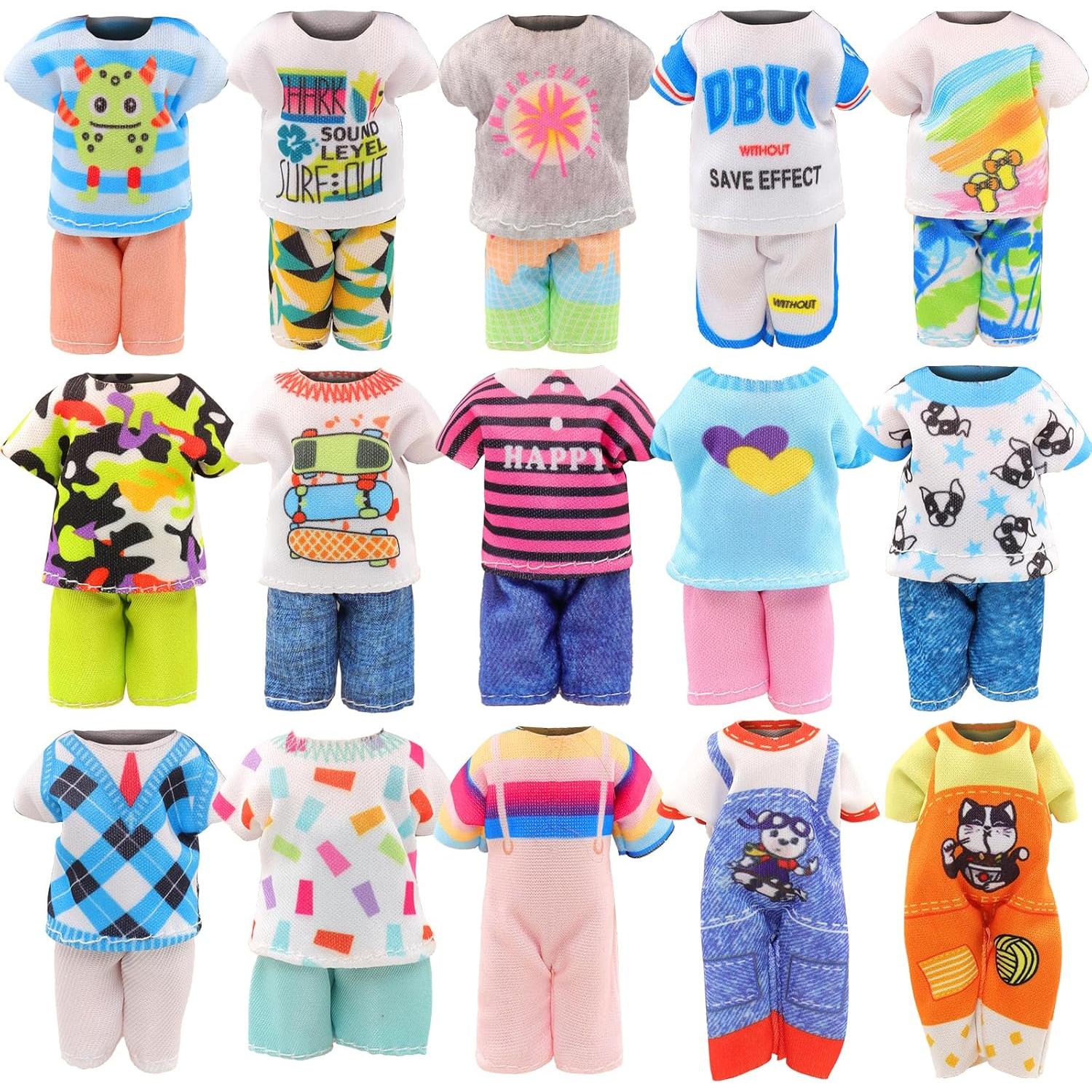 30 Piezas Ropa de Muñeca Joyfun 13-15 cm con Accesorios