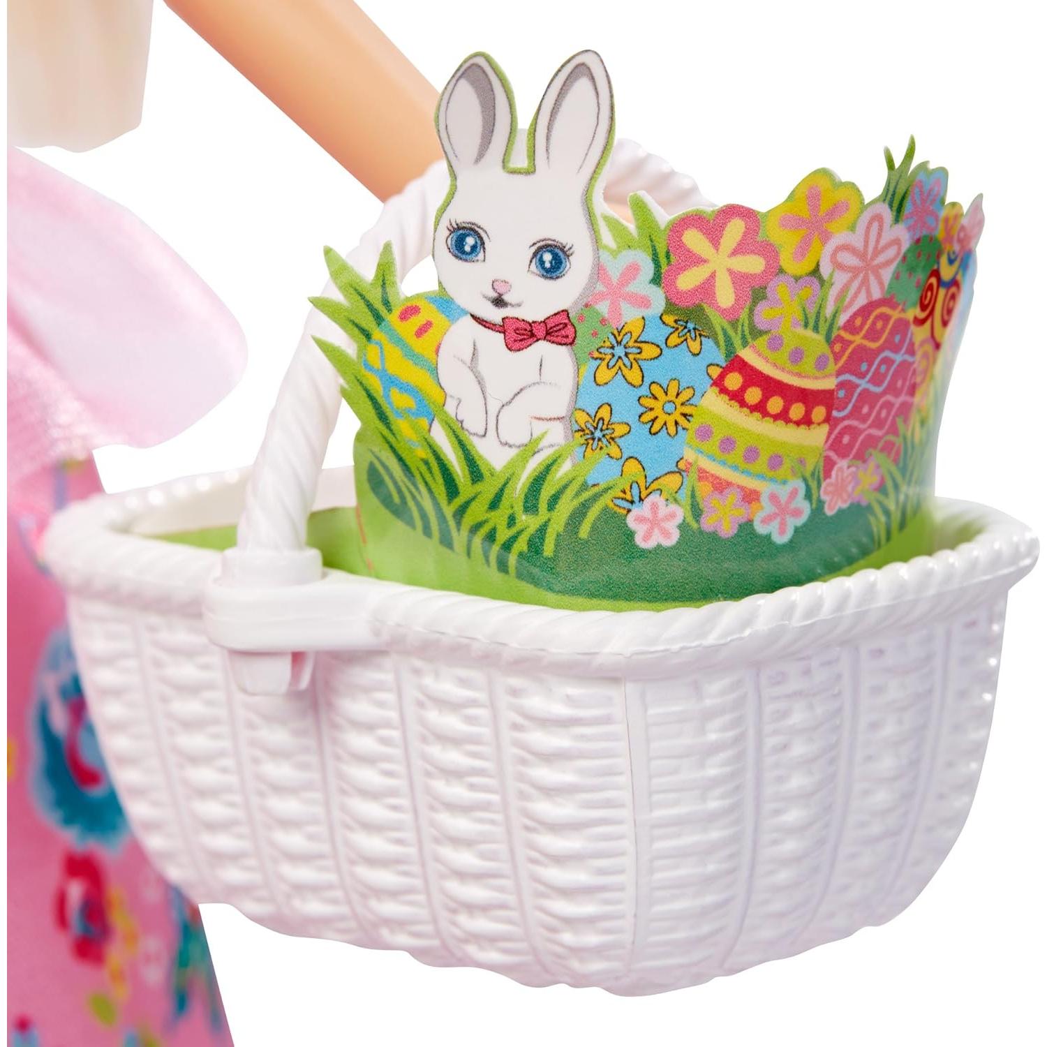 Muñeca Barbie Princesa de Pascua Mattel con Cesta y Accesorios