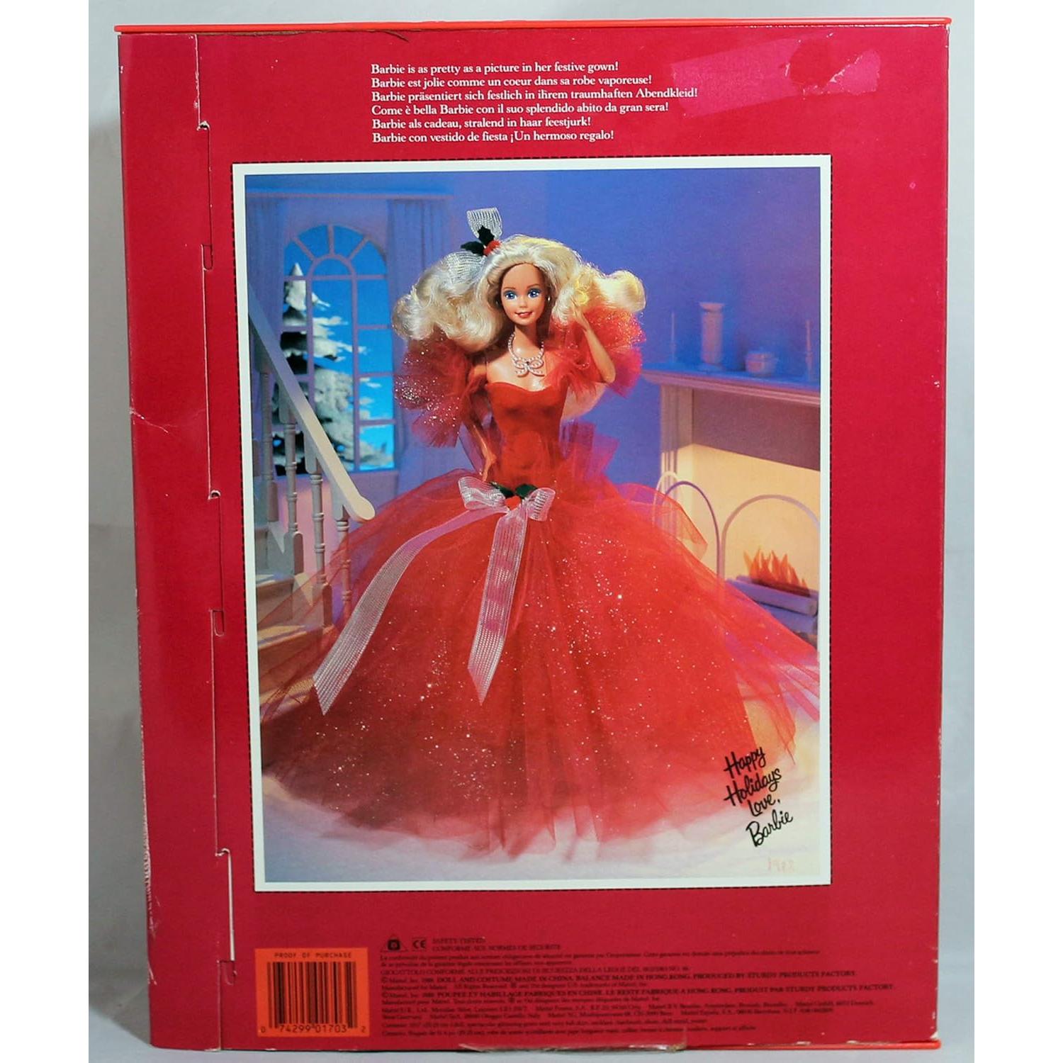 Muñeca Barbie Fiestas Felices 1988 Edición Especial Mattel