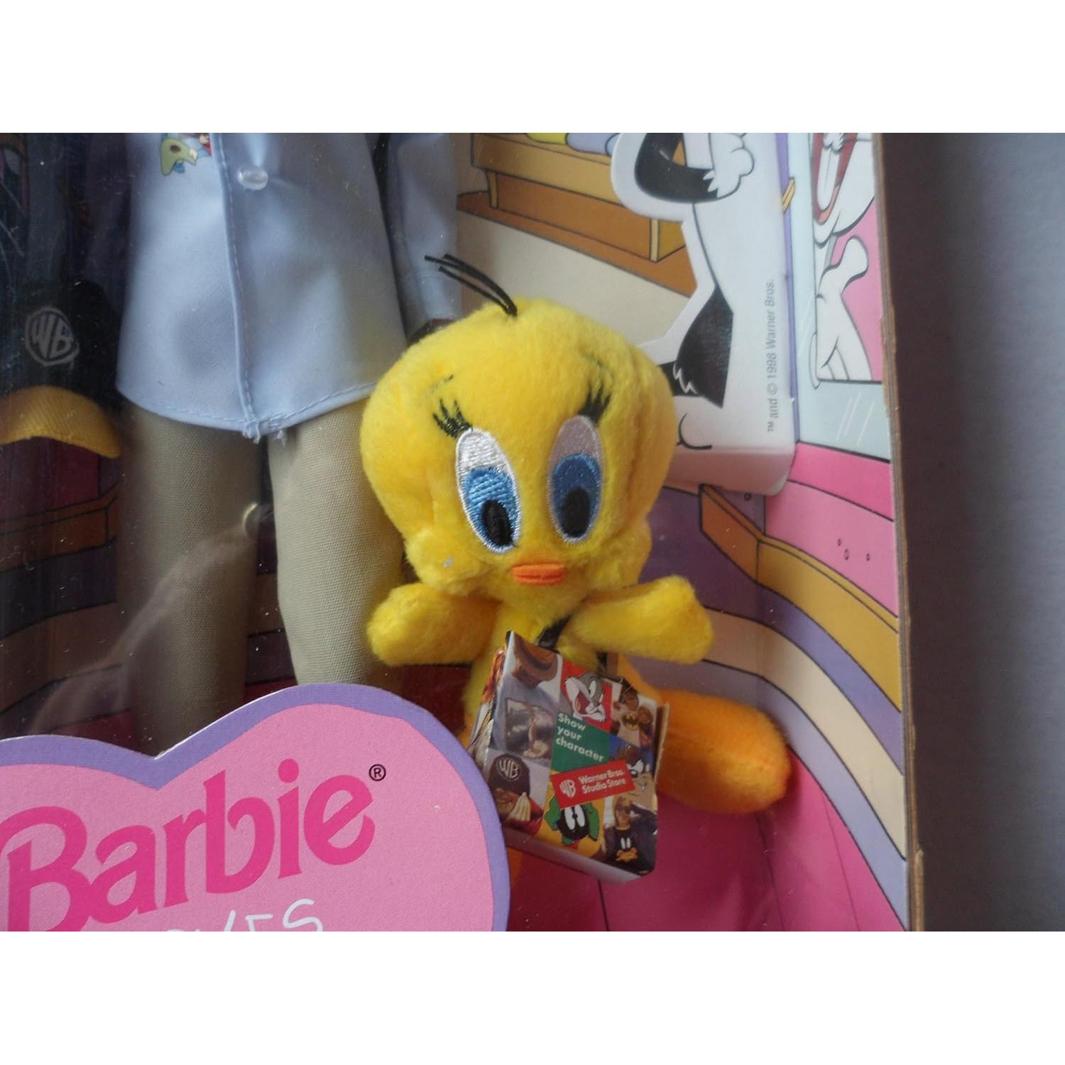 Muñeca Barbie Ama a Tweety Edición Especial Mattel 32x15cm