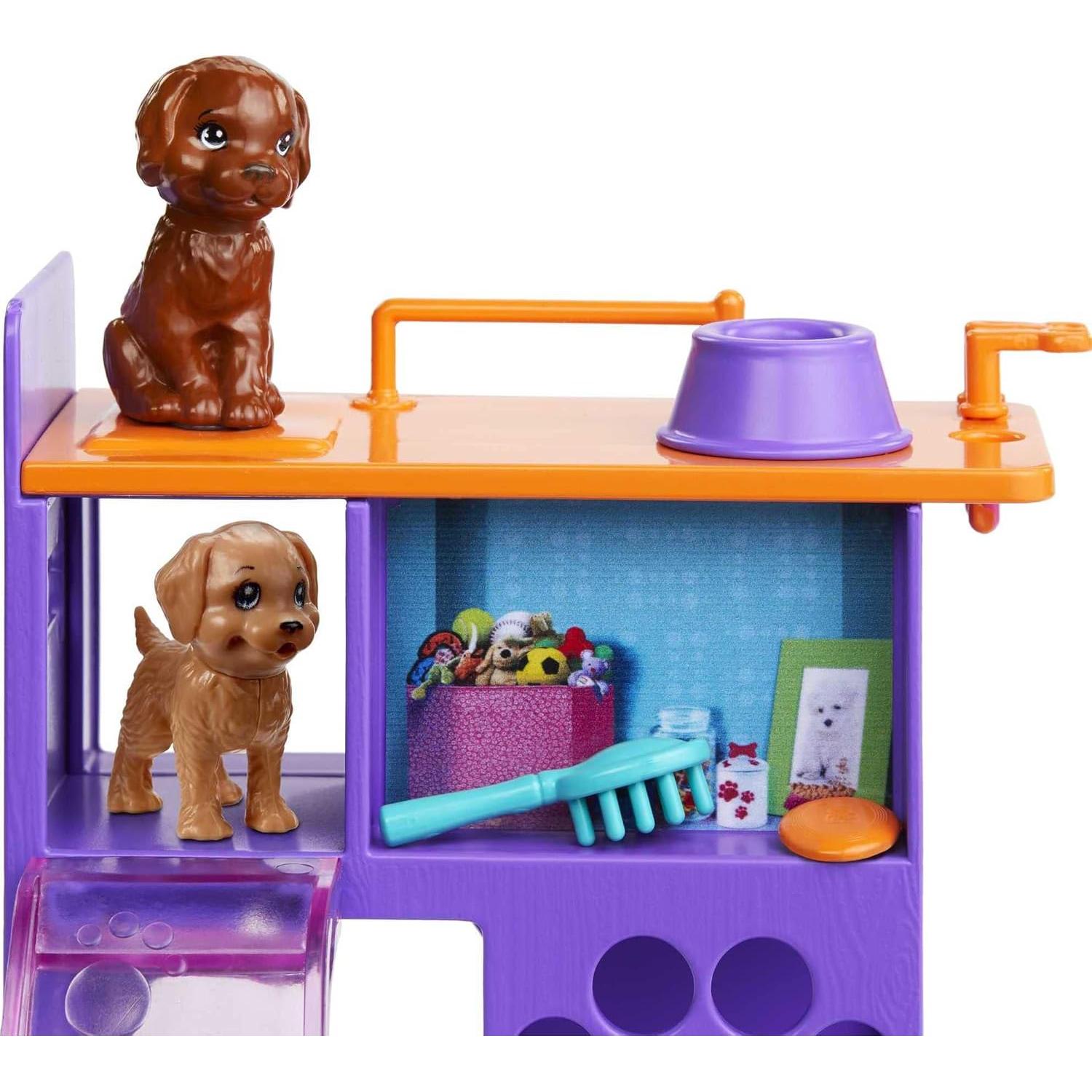 Muñeca Stacie con Cachorros y Estación de Juego - Barbie