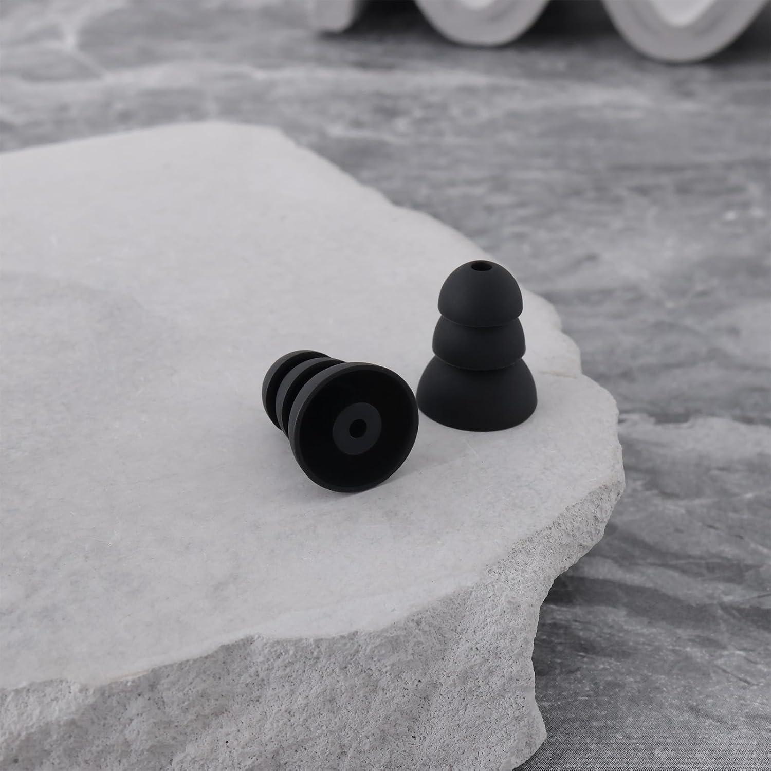 Puntas de Oído eMagTech Triple Flange 6 Pares Grande 2mm