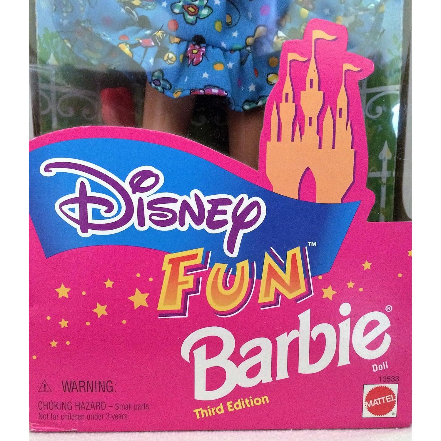 Muñeca Barbie Divertida Disney - Mattel 32.26x13.46cm