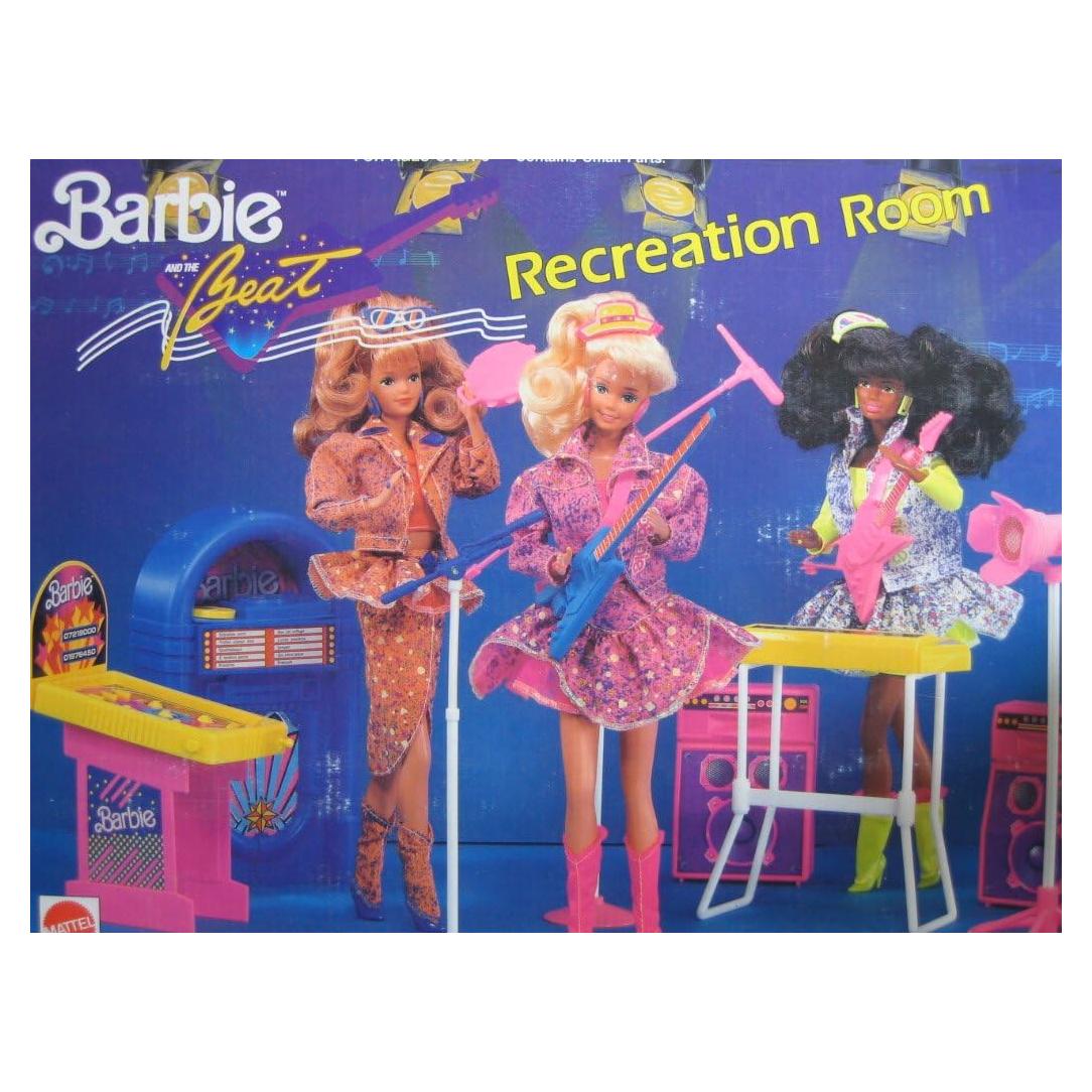 Playset Barbie Sala de Recreo The Beat con Wurlitzer y Pinball