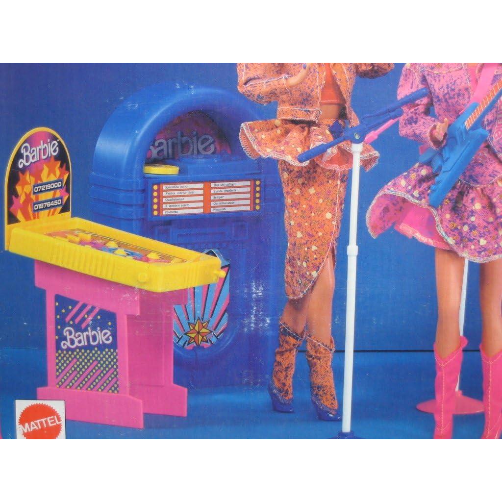 Playset Barbie Sala de Recreo The Beat con Wurlitzer y Pinball