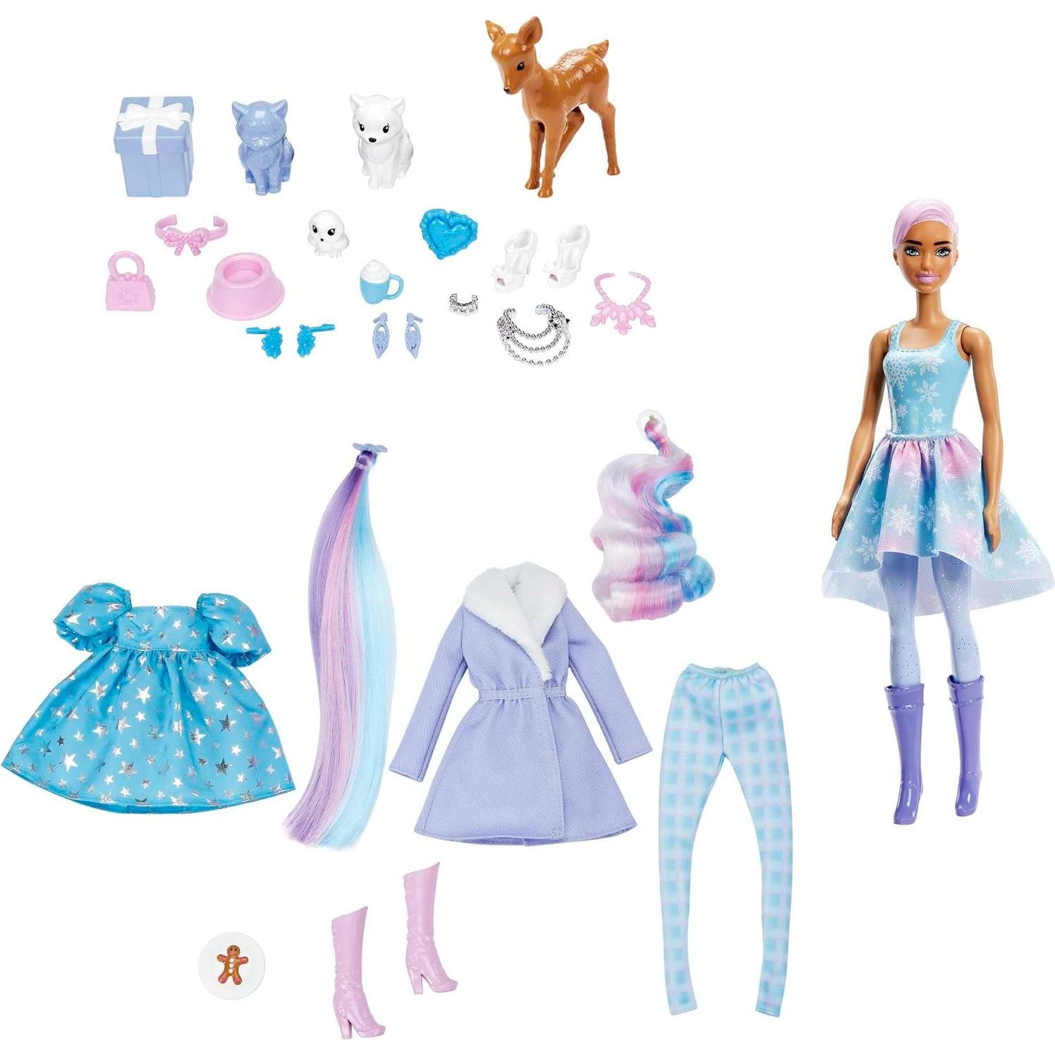 Calendario de Adviento Barbie Color Reveal con 25 Sorprisas