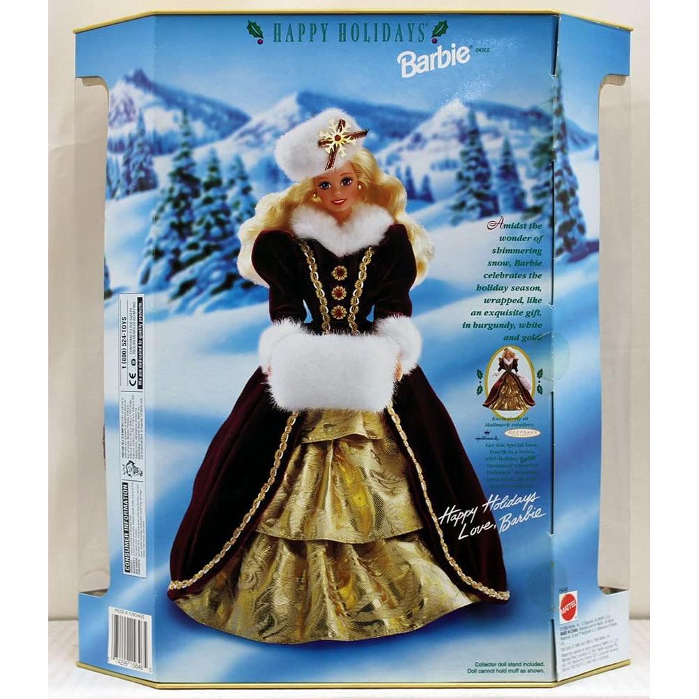 Muñeca Barbie Navidad Feliz Mattel 1996 - Edición Especial
