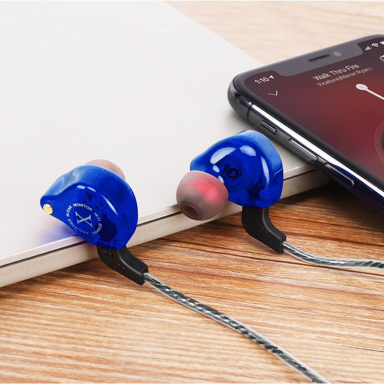 Auriculares In-Ear UrbanX ix2 Pro con Micrófono y Cable 1.2m
