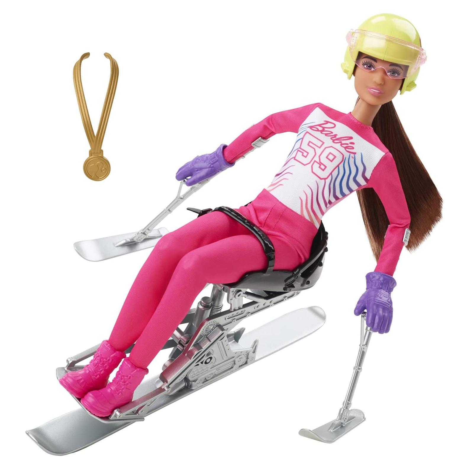 Muñeca Barbie Esquiadora de Alpino con Accesorios - Mattel