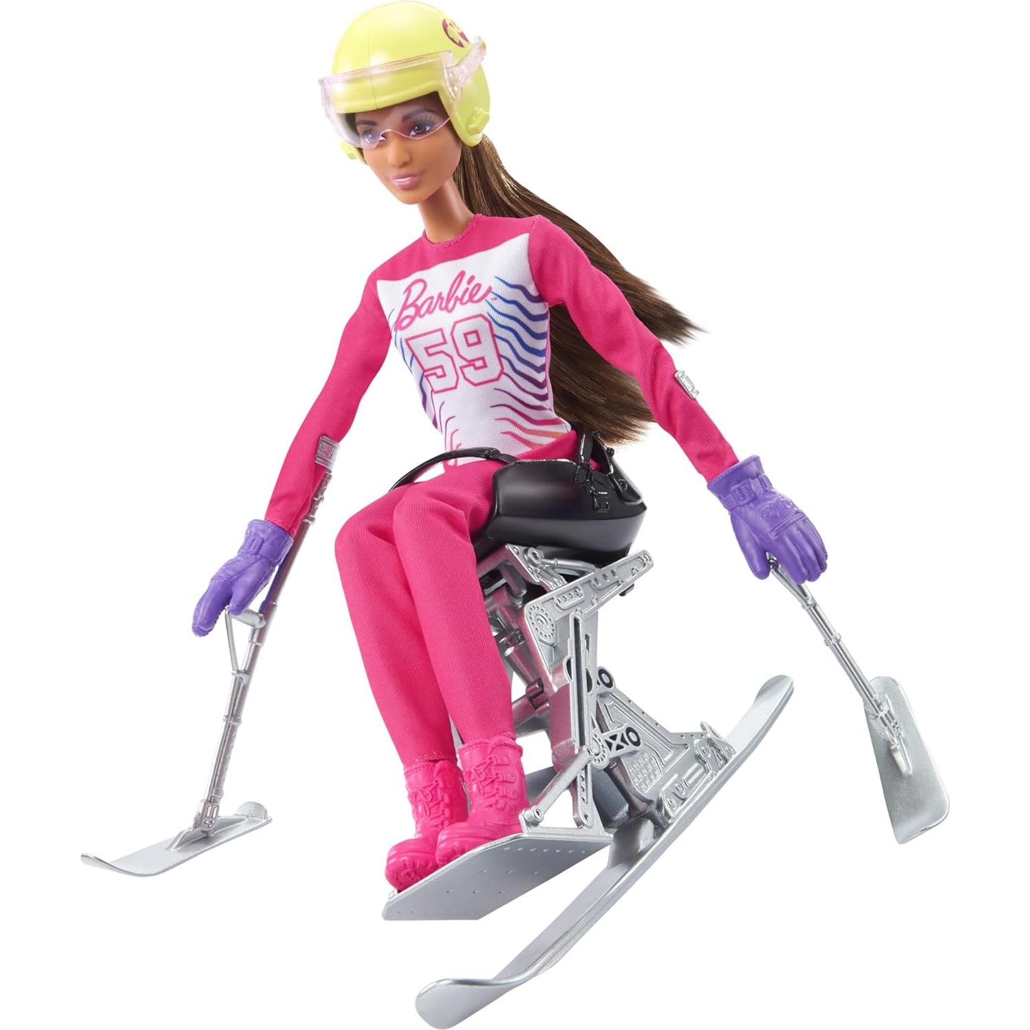 Muñeca Barbie Esquiadora de Alpino con Accesorios - Mattel