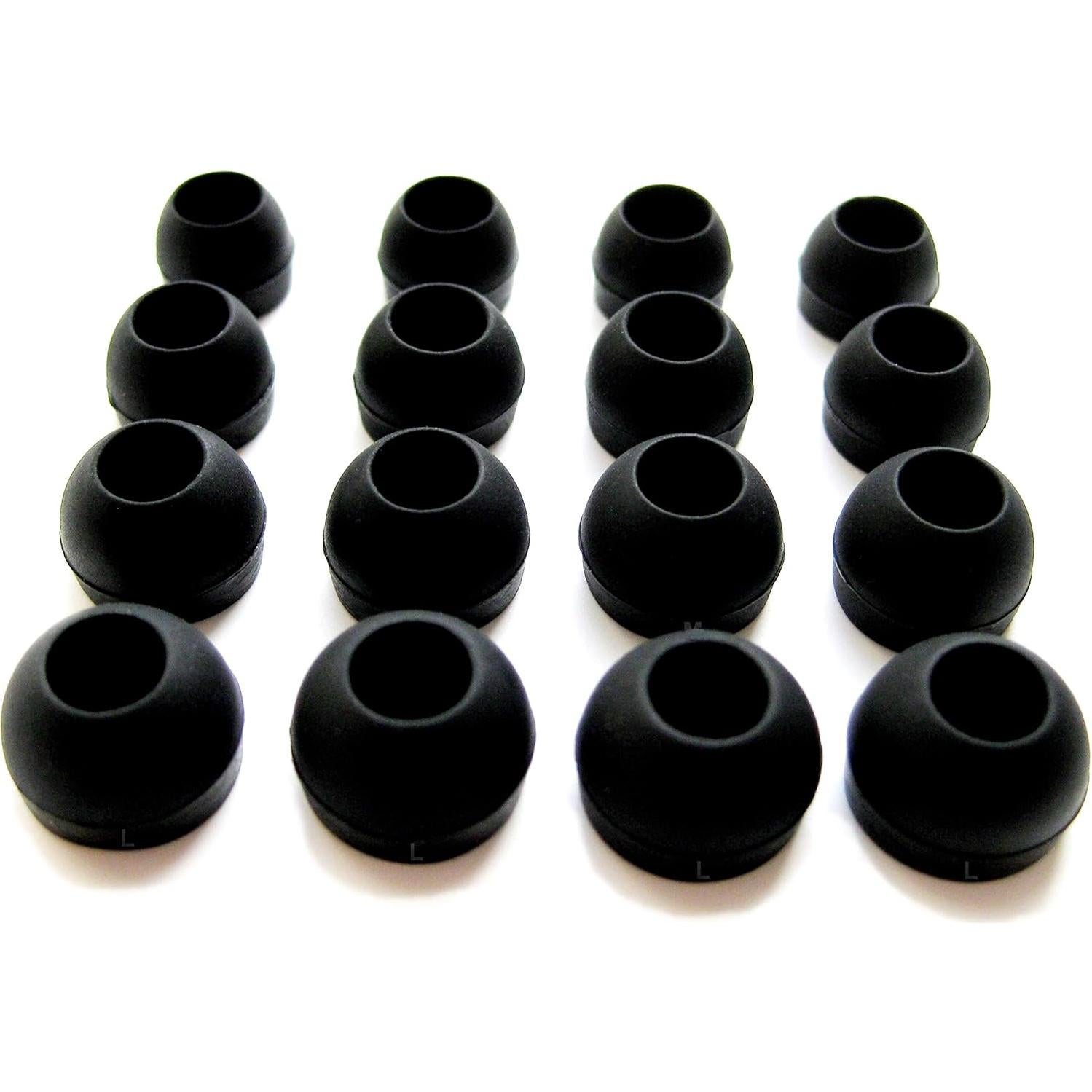 16 Puntas de Repuesto Redondas NICKSTON para Auriculares In-Ear