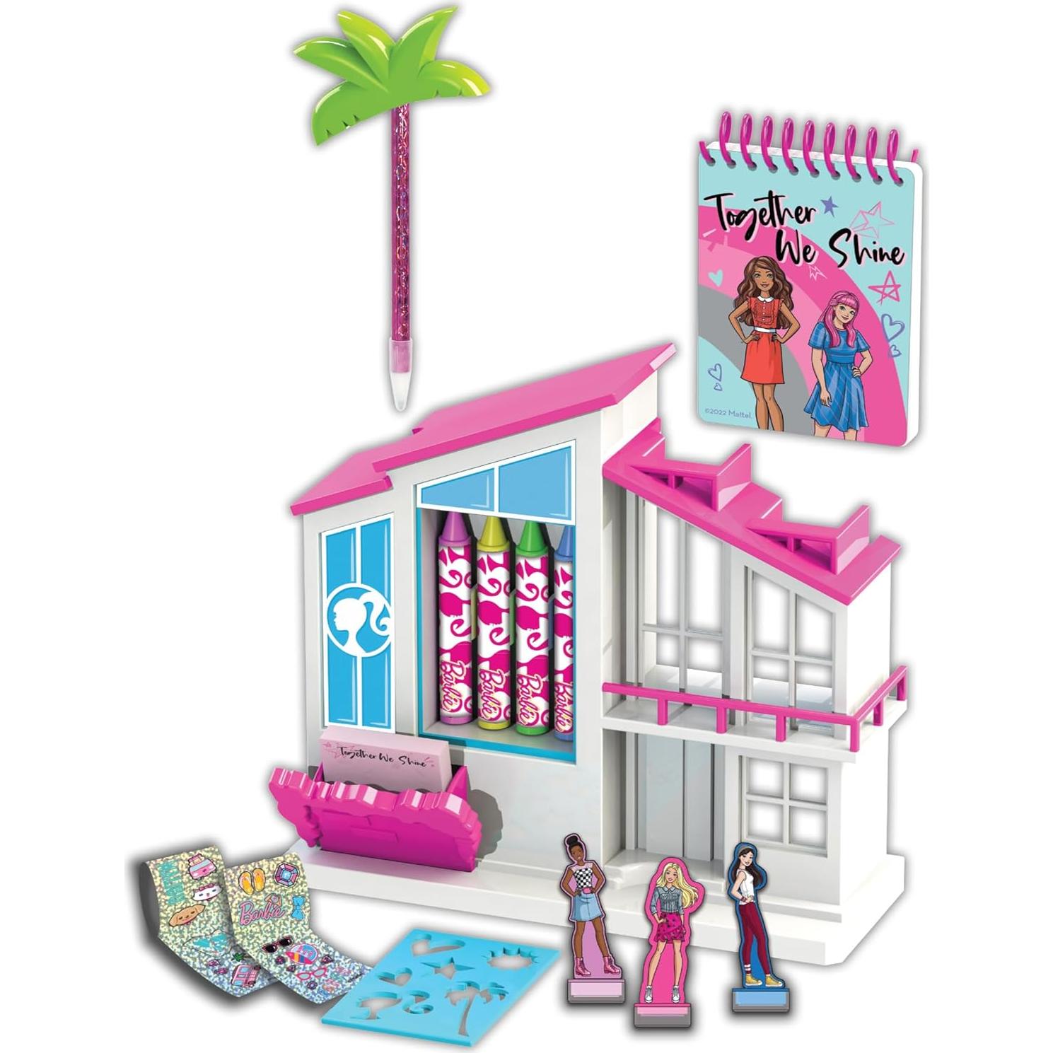 Casa de Sueños de Actividad Barbie con Sellos y Crayones