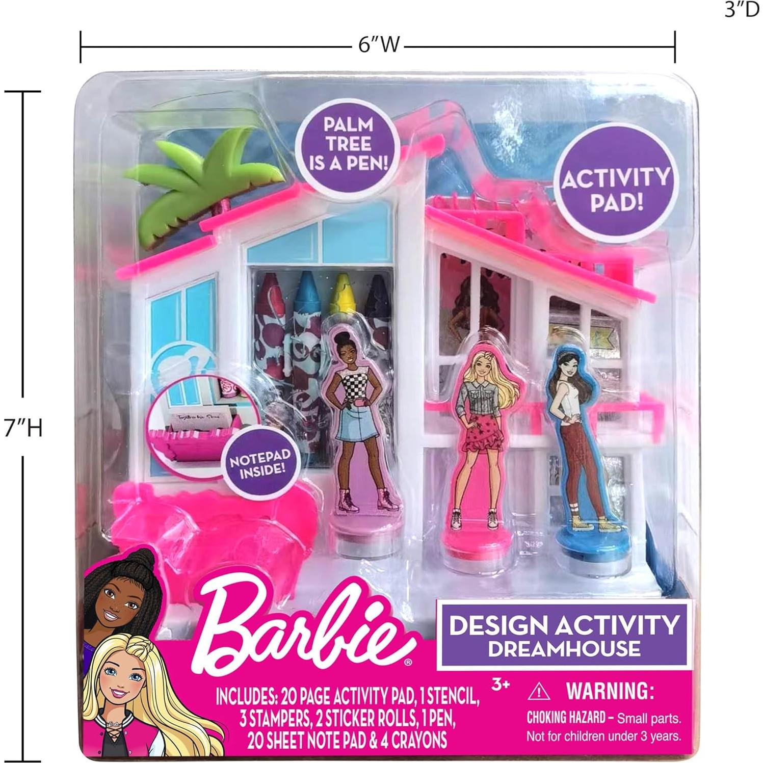 Casa de Sueños de Actividad Barbie con Sellos y Crayones