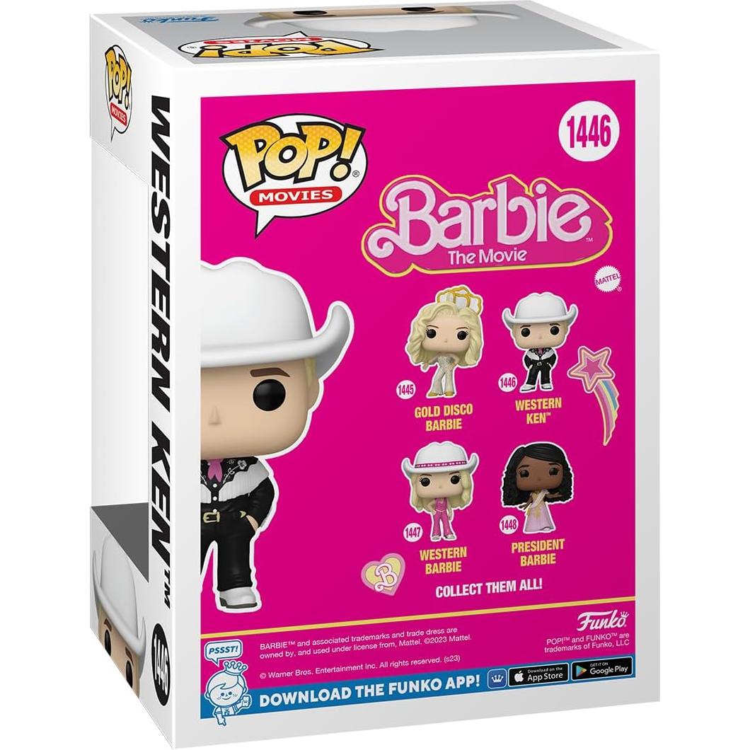 Figura Funko POP! Ken del Oeste Barbie 10.92 cm Coleccionable