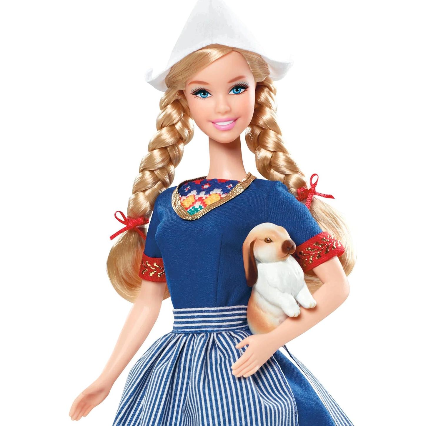 Muñeca Barbie Coleccionista Holanda con Accesorios