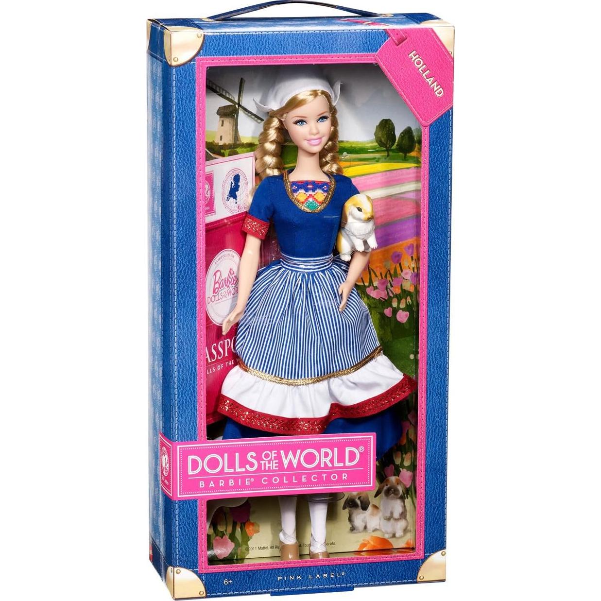 Muñeca Barbie Coleccionista Holanda con Accesorios