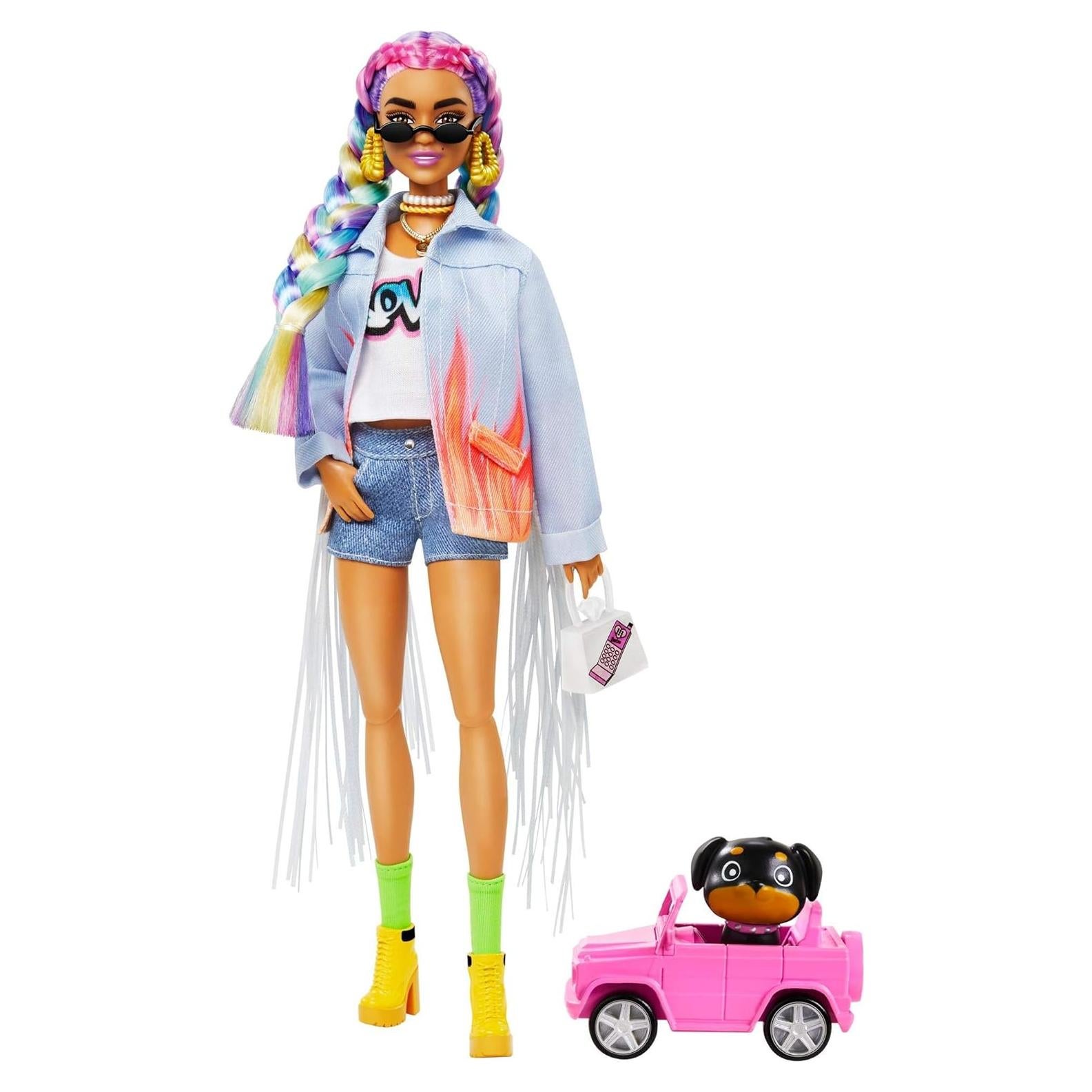 Muñeca Barbie Extra con accesorios y cachorro - Mattel