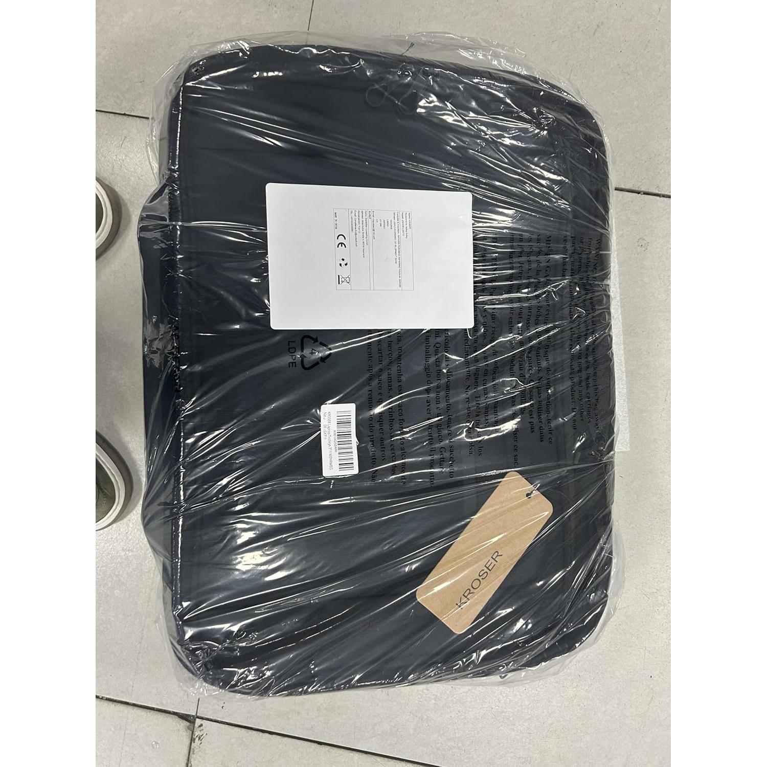 KROSER Maletín Rodante para Laptop 17.3" Negro