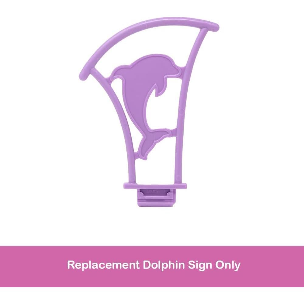 Señal de Delfín Morado de Reemplazo para Casa de Muñecas Barbie HMX10