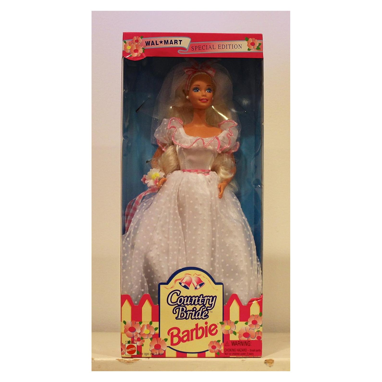 Barbie Doll Special Edition Wal-mart Country Bride 1994