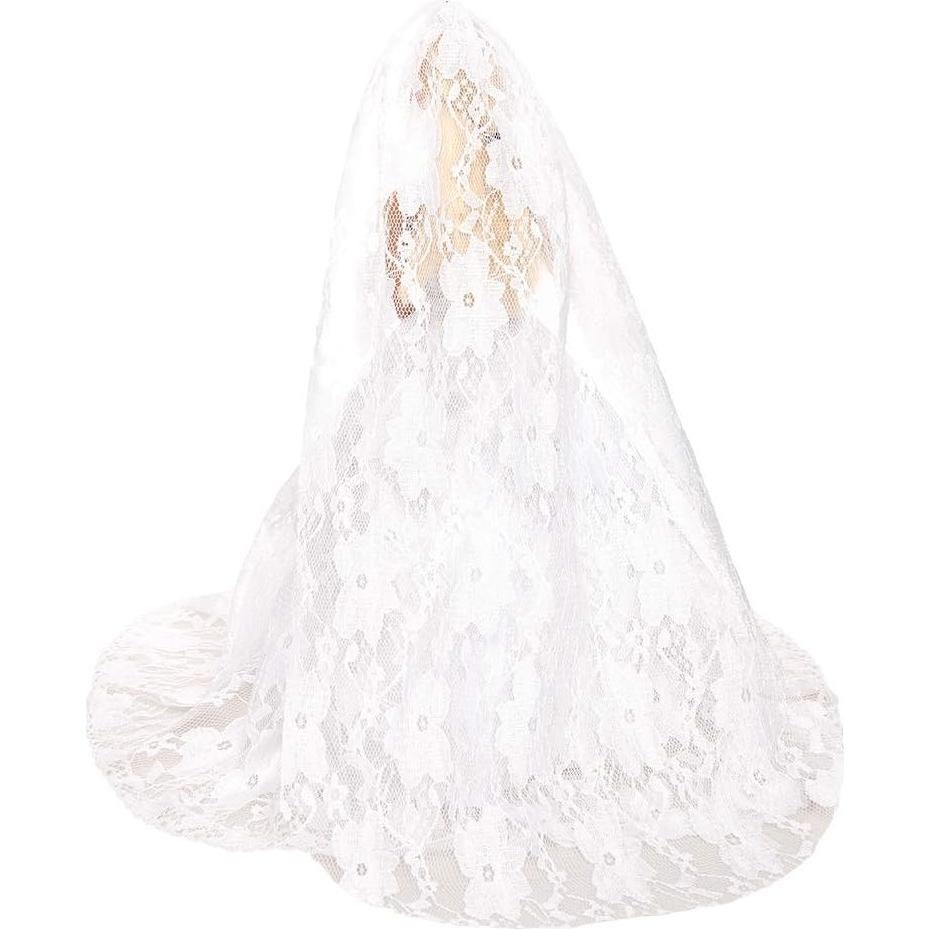 Vestido de Novia Blanco BARWA con Velo para Muñeca 29 cm