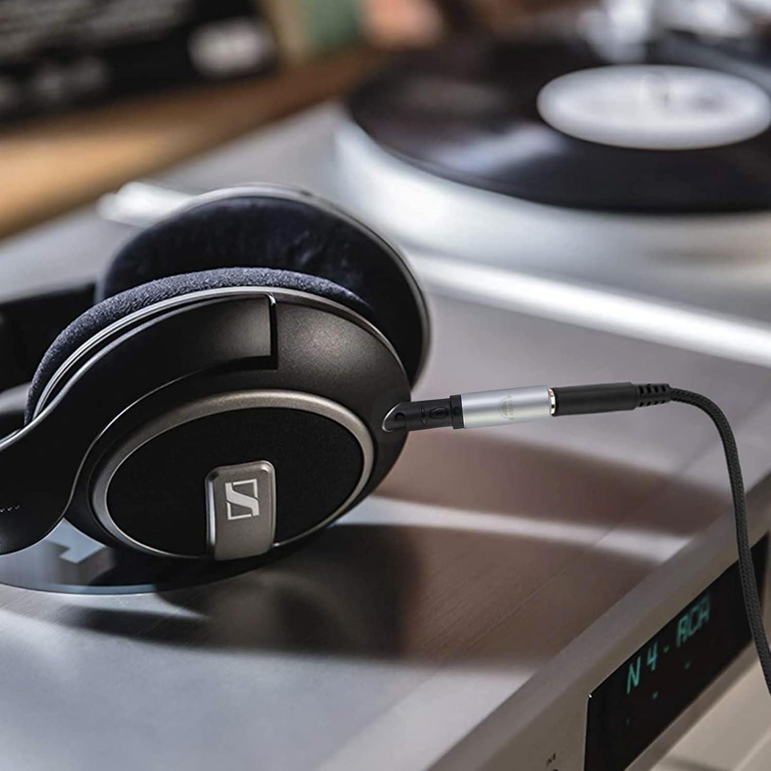 Adaptador de Audio OKCSC 2.5mm a 3.5mm para Auriculares