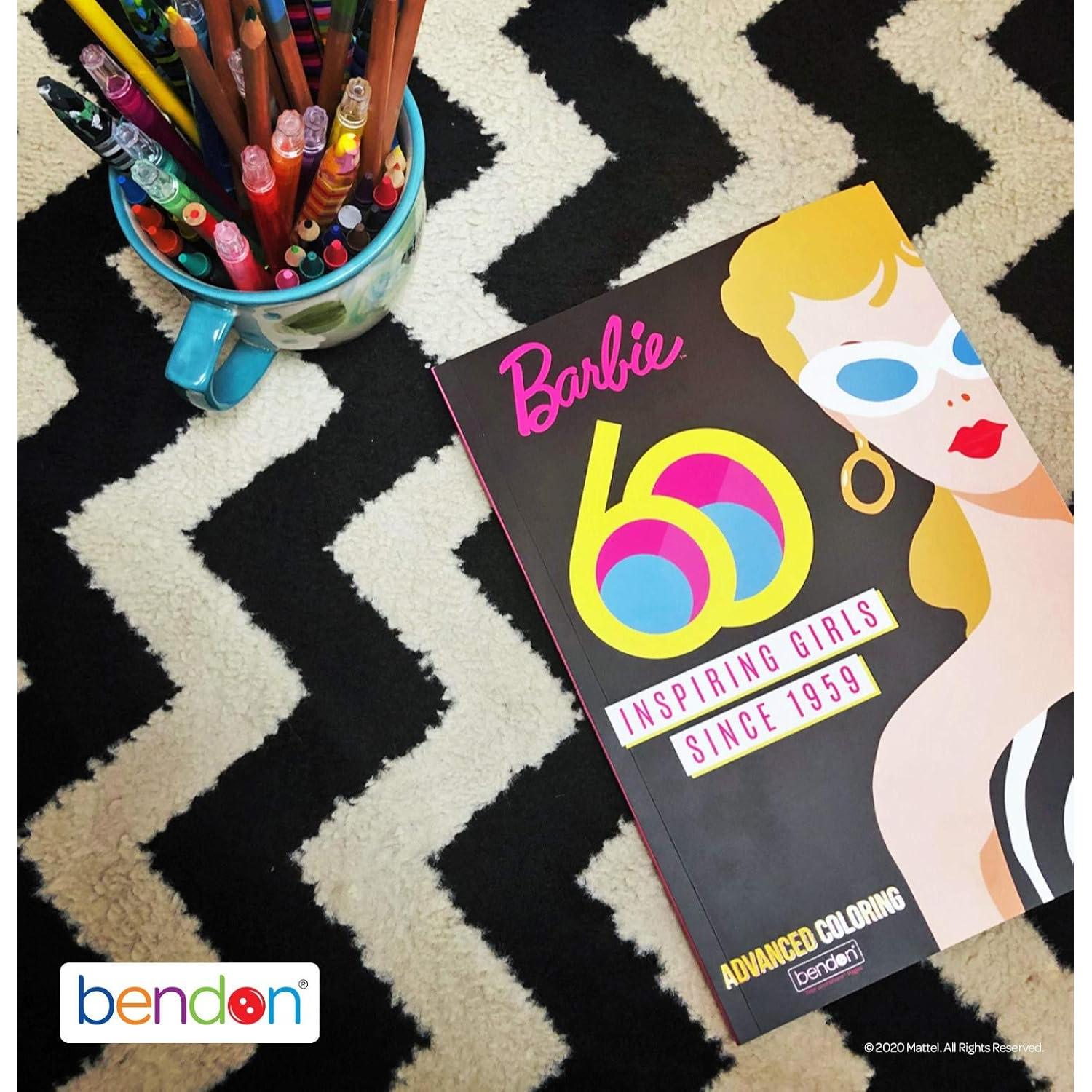 Libro de Colorear Avanzado Bendon Barbie - 40 Imágenes