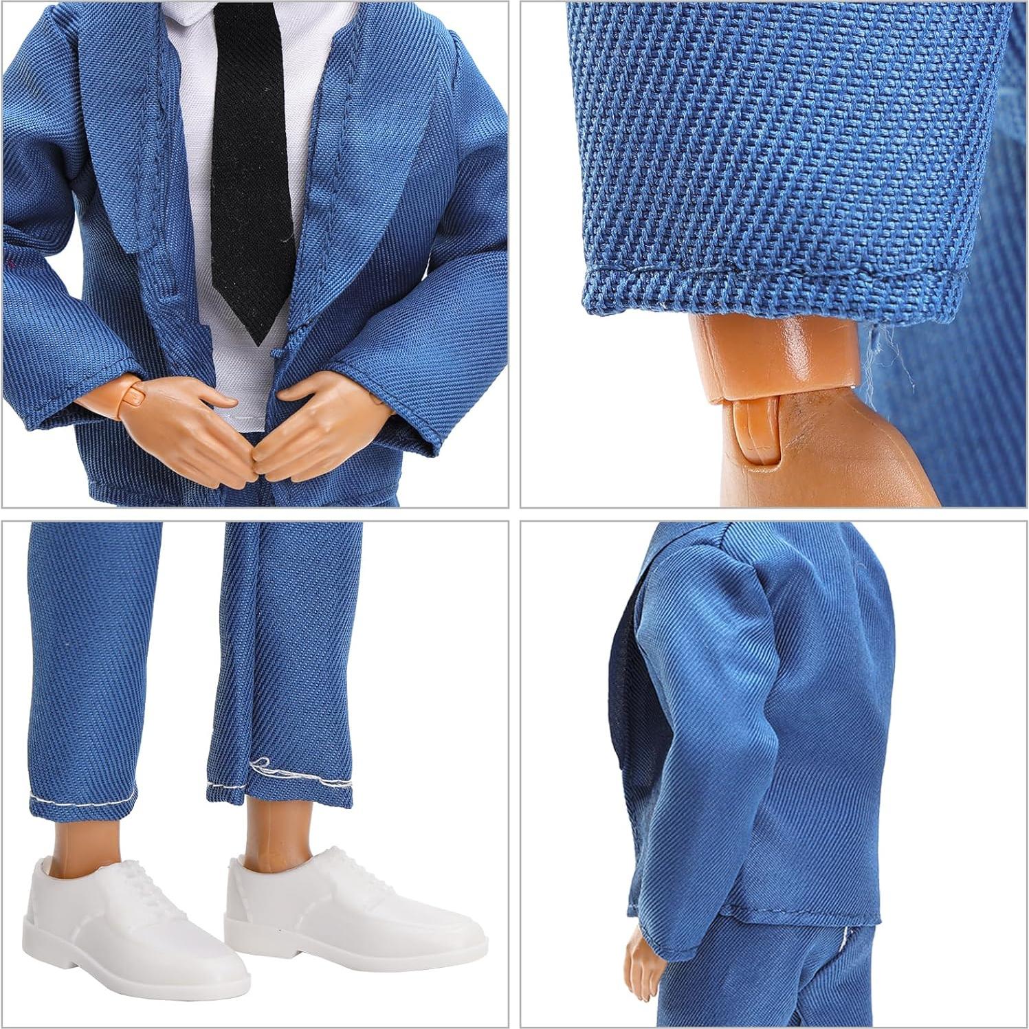 Lote 12 Ropa Formal para Muñecos Miunana 30 cm - 5 Conjuntos