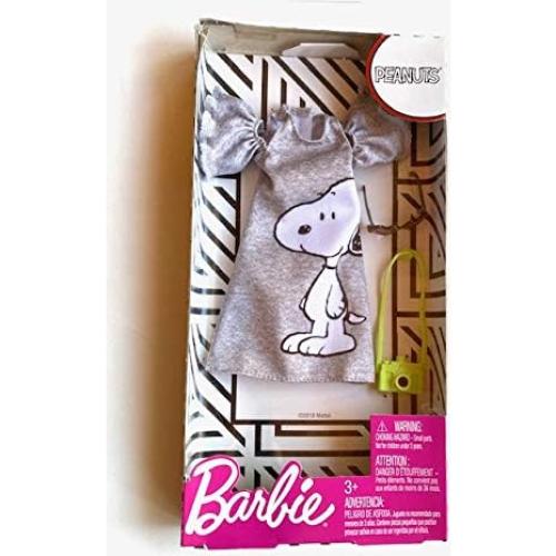 Ropa de Muñeca Barbie Mattel - Atuendo Snoopy y Accesorios