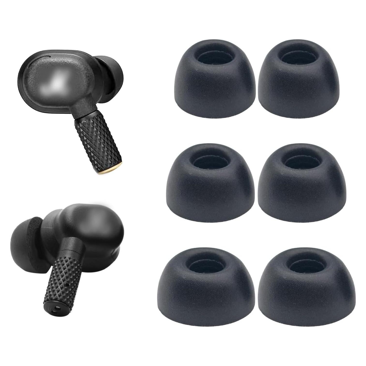 Espumas de Reemplazo Klowcok para Auriculares Marshall Motif II A.N.C - 3 Pares S/M/L Negro
