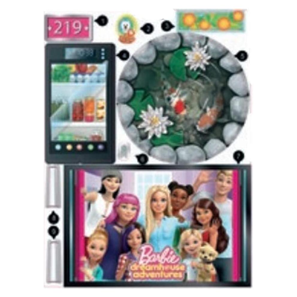 Hoja de Stickers de Repuesto Barbie Dreamhouse FHY73