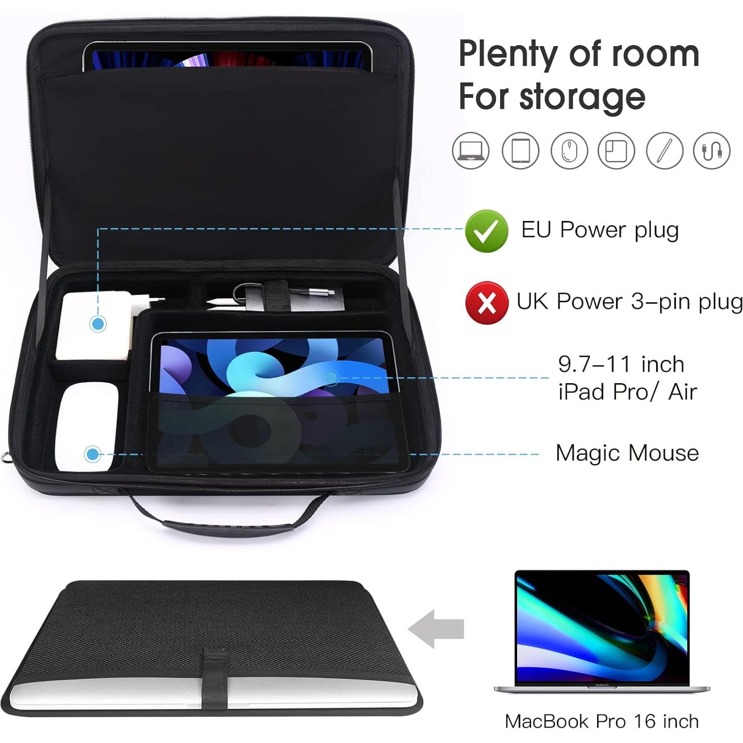 Bolsa de hombro Smatree para laptop 41.5 cm y iPad 28.5 cm