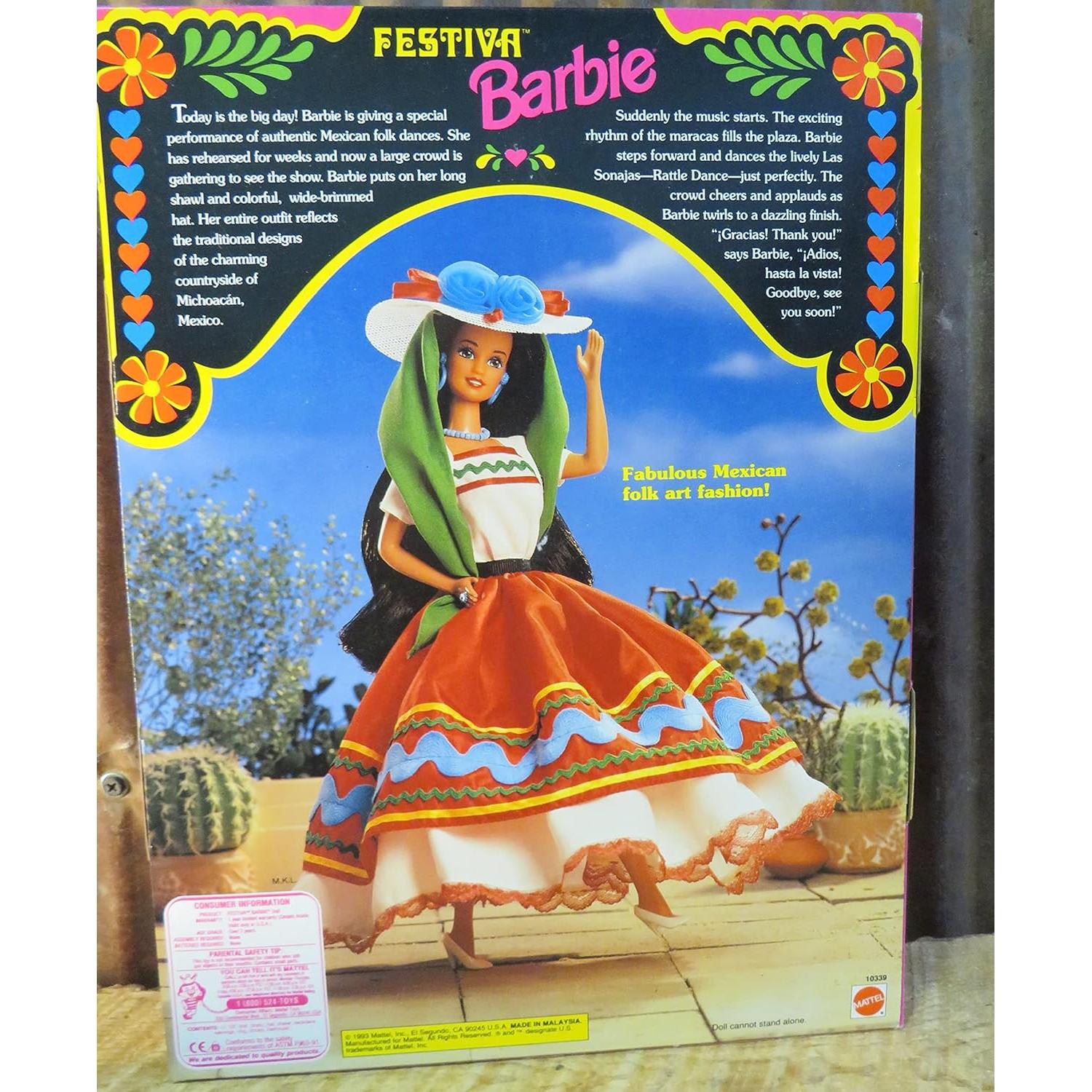 Barbie Festiva Coleccionable Mattel Edición Especial 385g