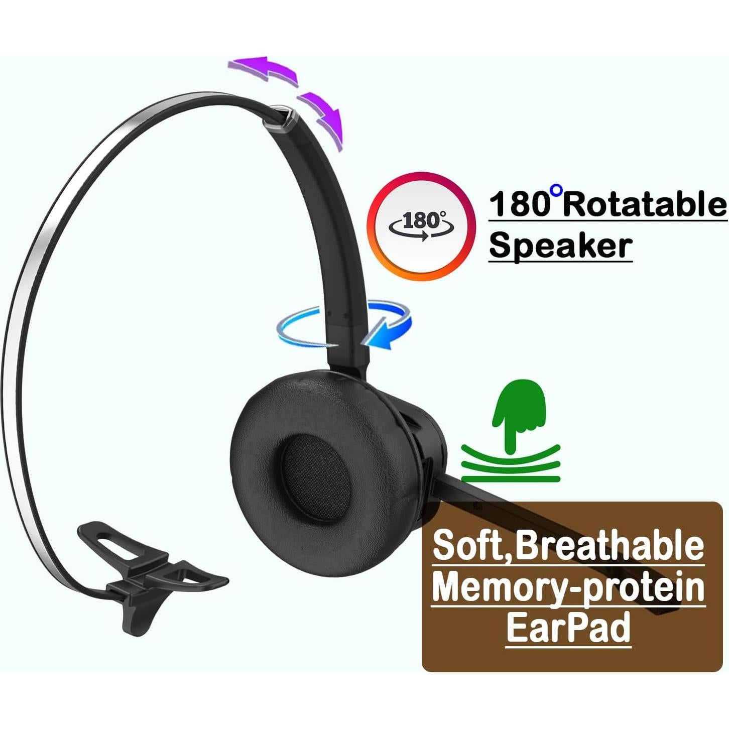 Auricular Inalámbrico DECT 6.0 Panasonic KX-NT 553/556/DT 543/546