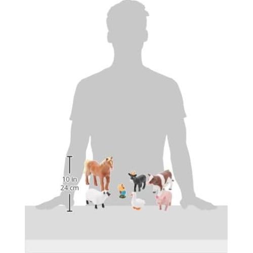 Animales de Granja Jumbo Recursos de Aprendizaje 7 Piezas