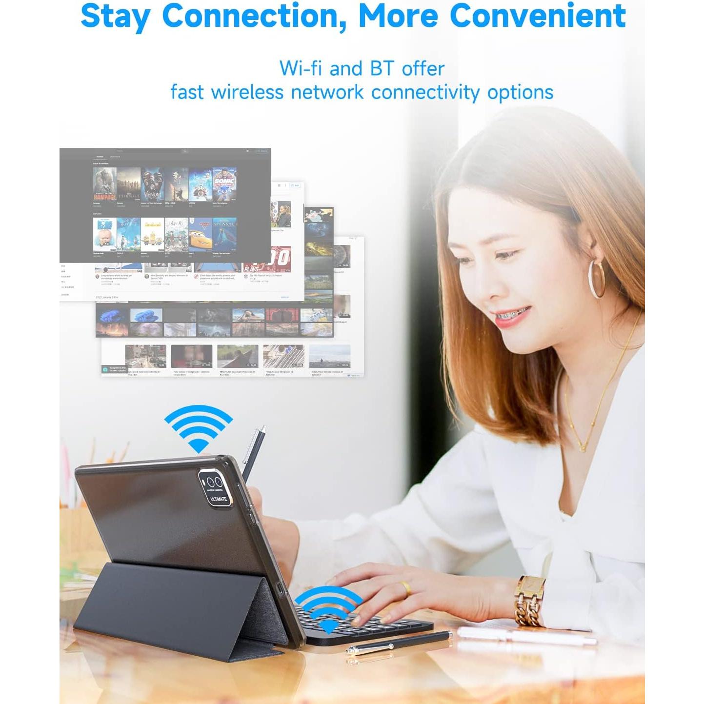 Tablet YQSAVIOR CP20 10" Android 13 + Teclado y Ratón