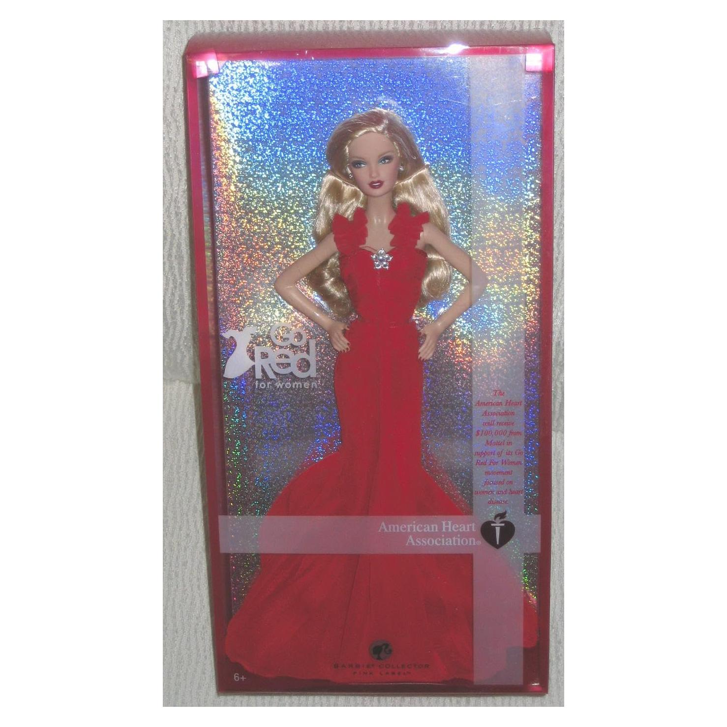 Muñeca Barbie Asociación Americana del Corazón Mattel