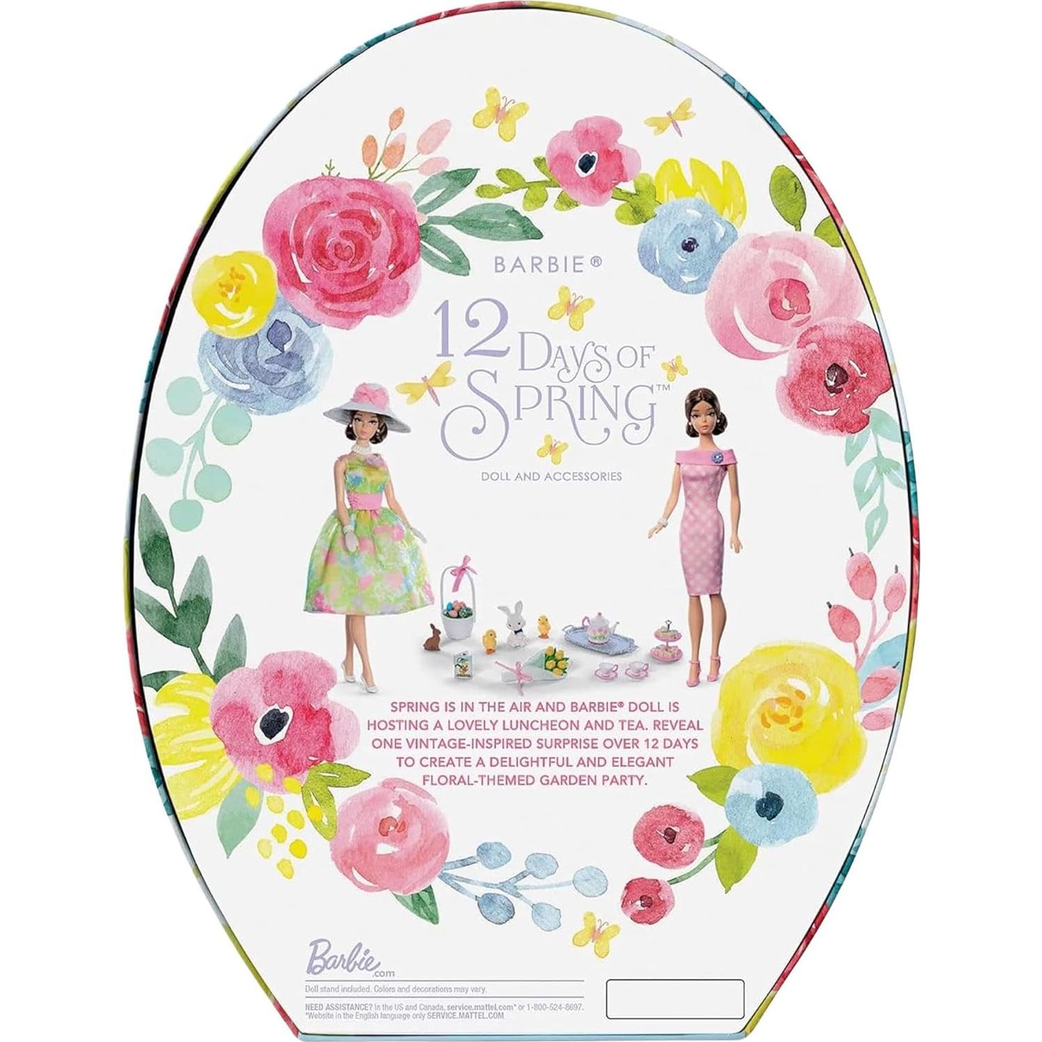 Muñeca Coleccionable Barbie Signature 12 Días de Primavera 29.21 cm