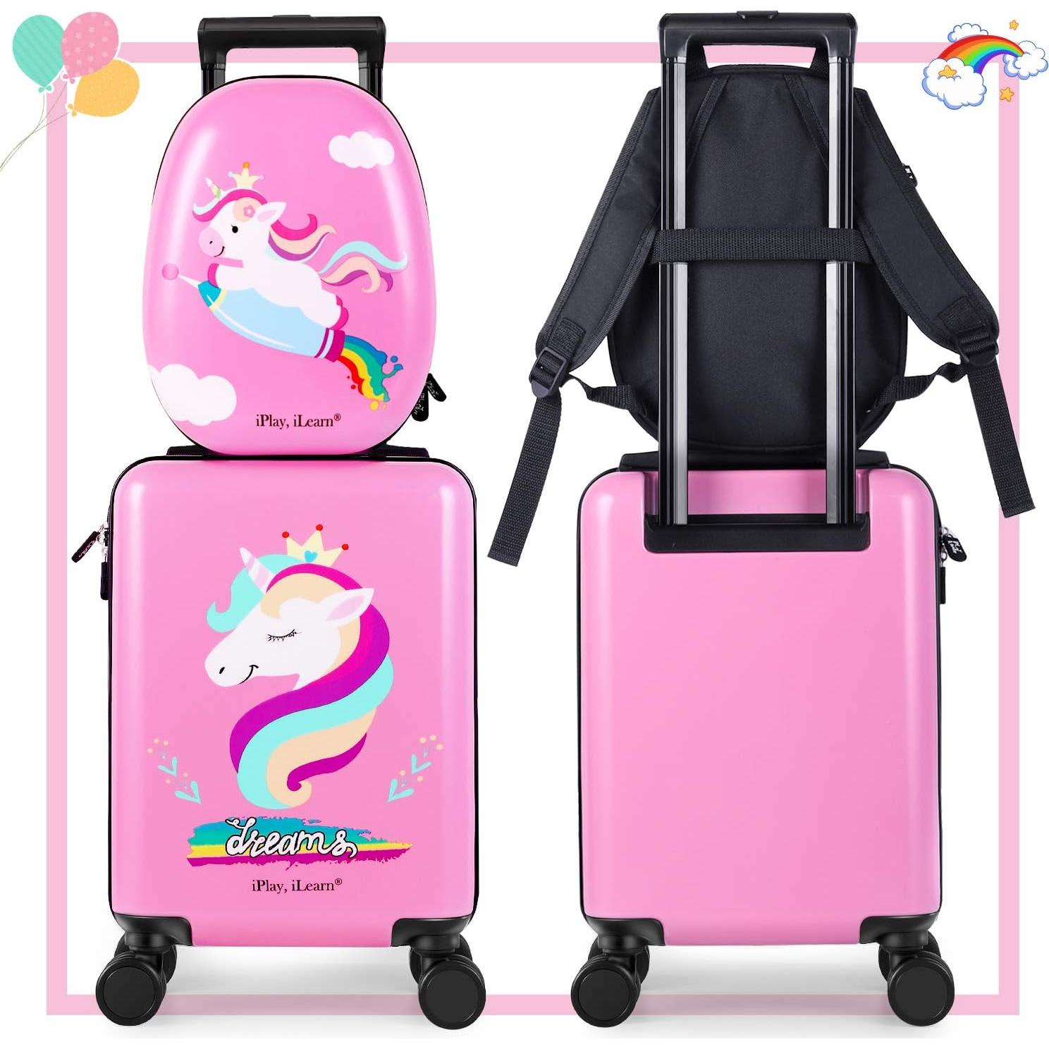 Maleta Rodante para Niños iPlay, iLearn Unicornio 45.72 cm